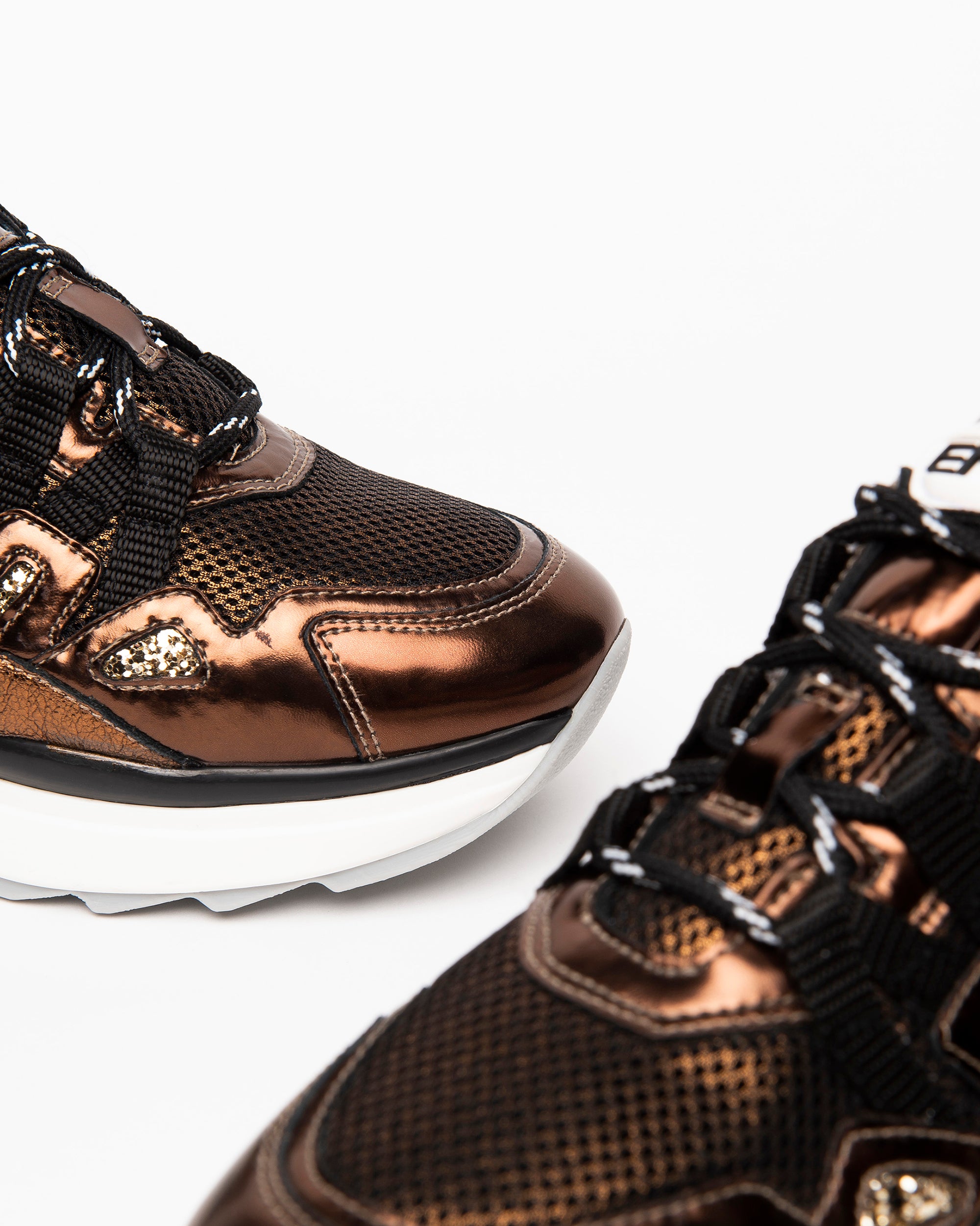Sneakers Donna in Pelle e Materiale Tecnico