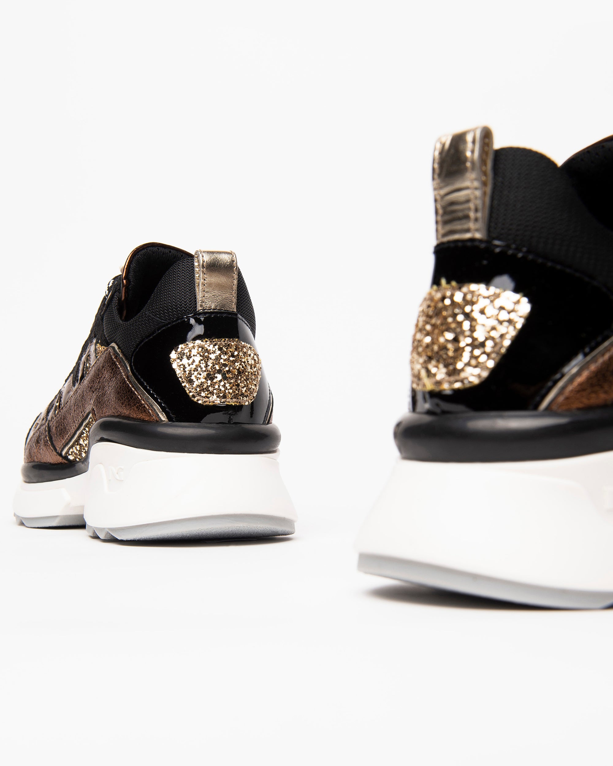 Sneakers Donna in Pelle e Materiale Tecnico