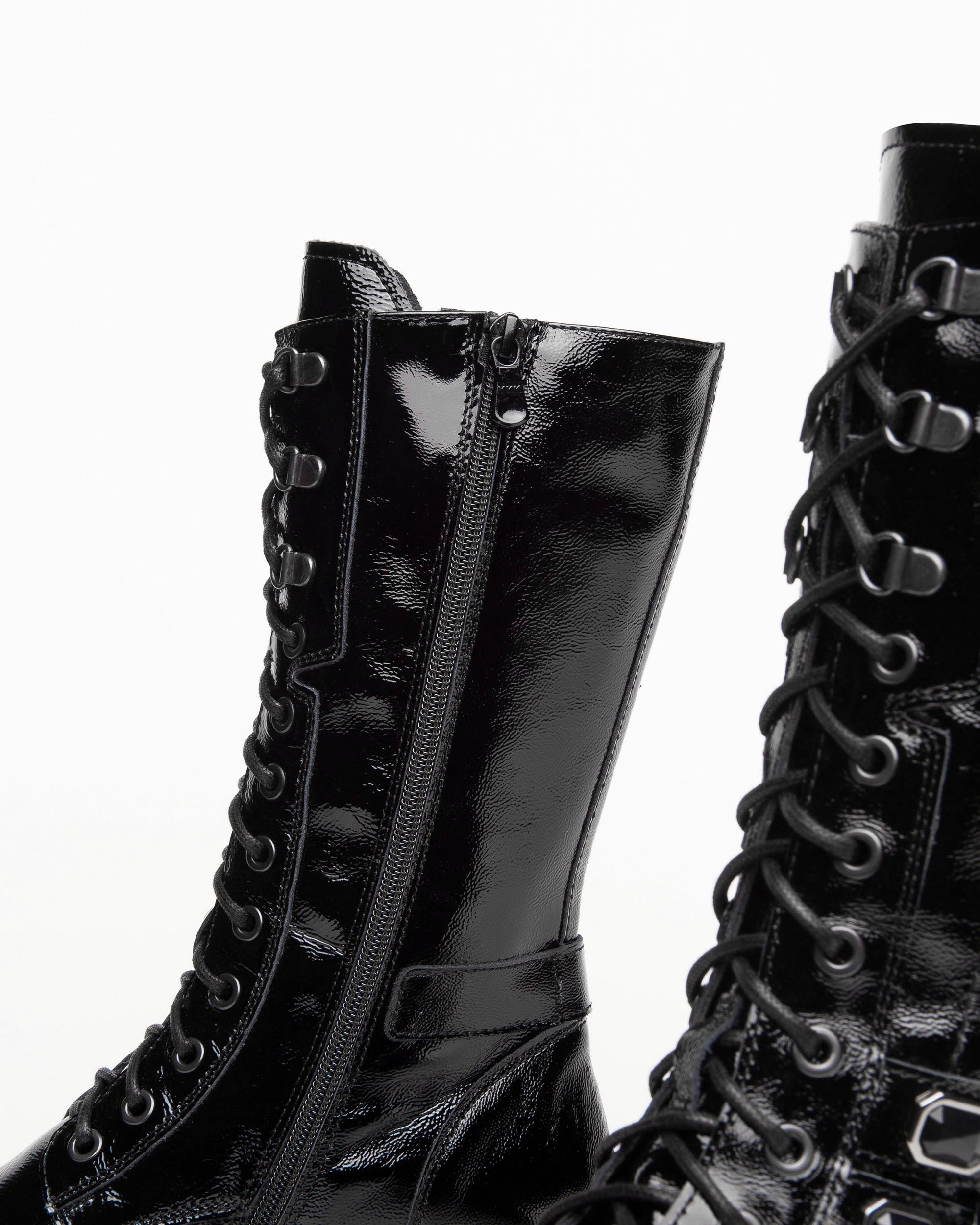 Women’s Patent Leather Boots