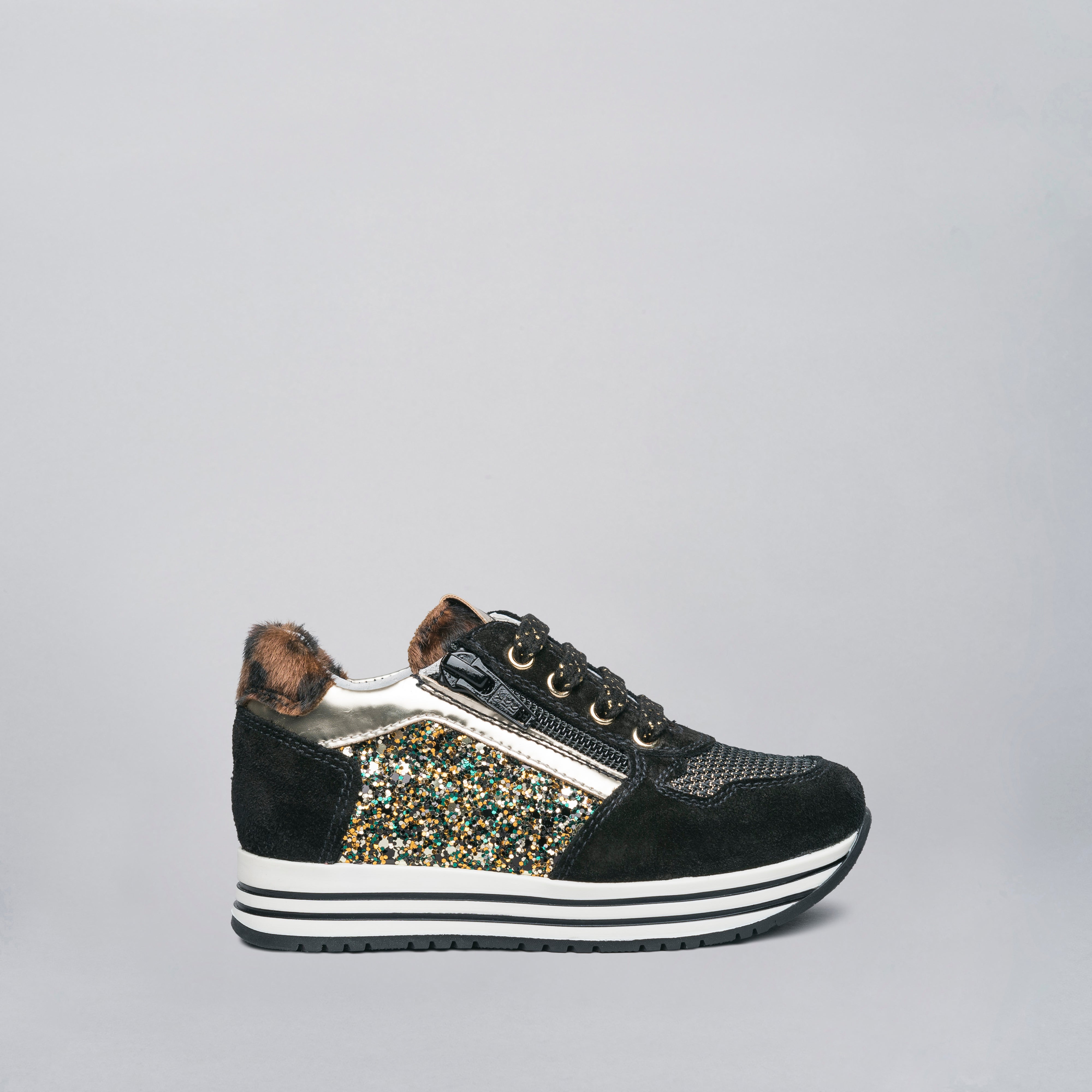 Sneakers Junior da Bambina in Camoscio e Tela
