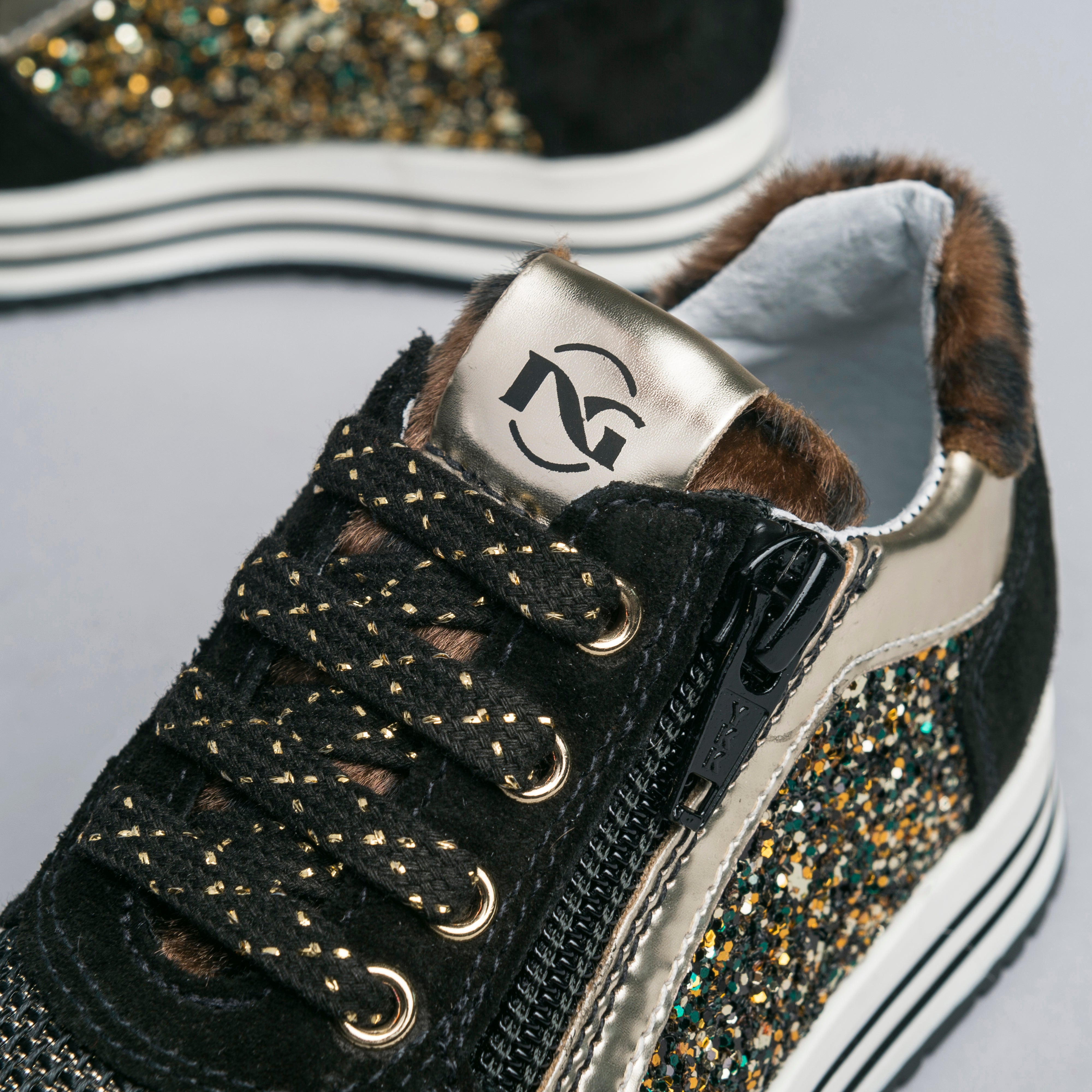 Sneakers Junior da Bambina in Camoscio e Tela