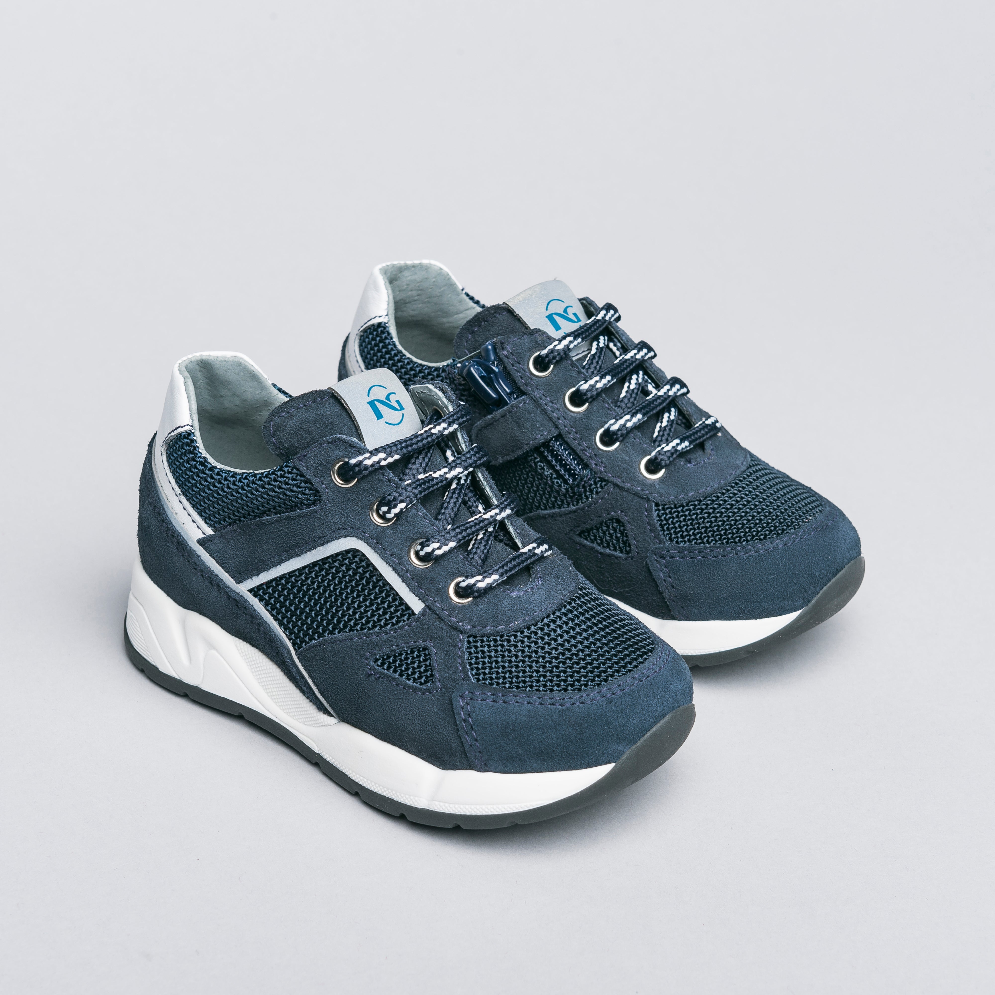 Sneakers Kids Bambino in Camoscio