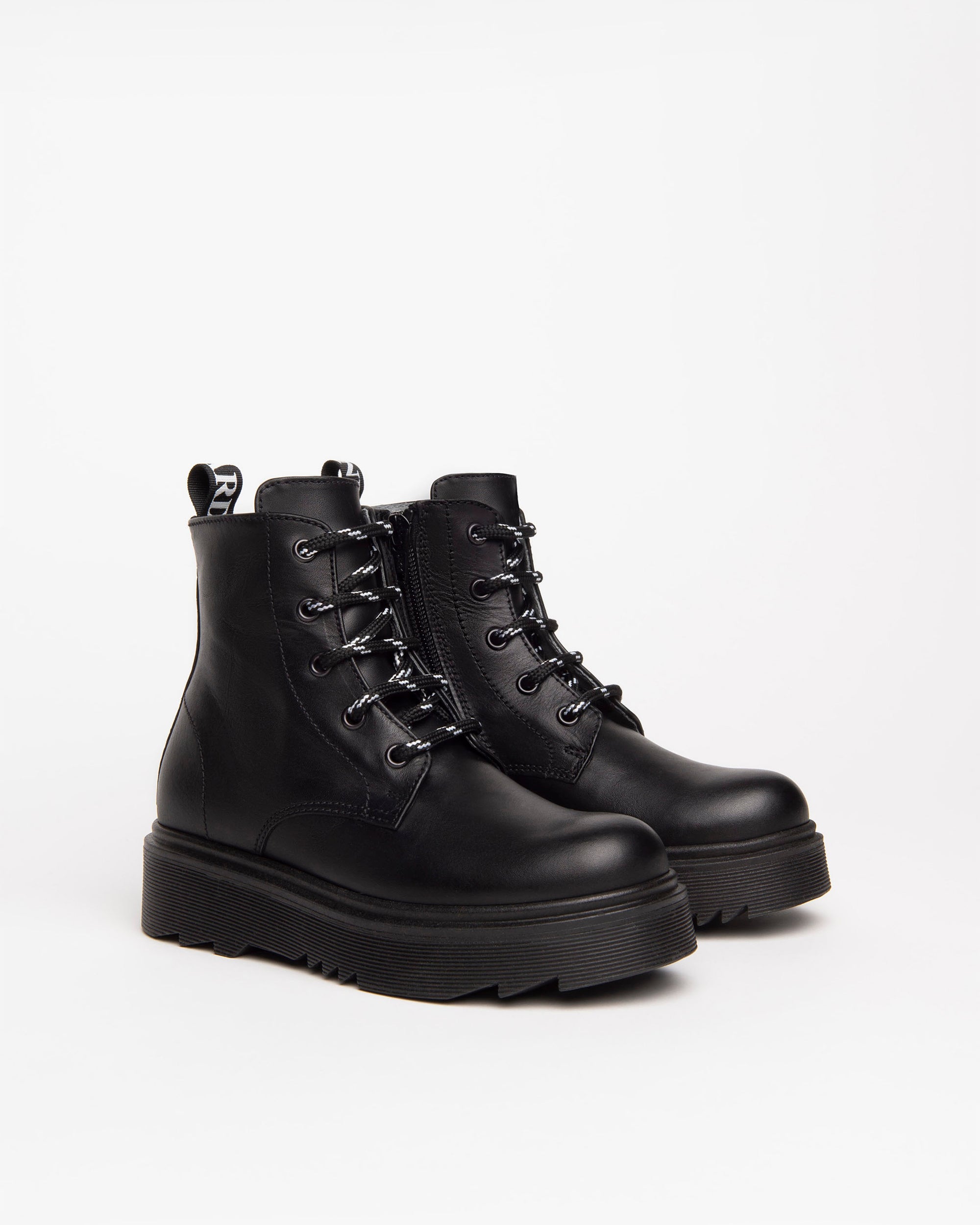 Botas militares Teen de Chica de Piel