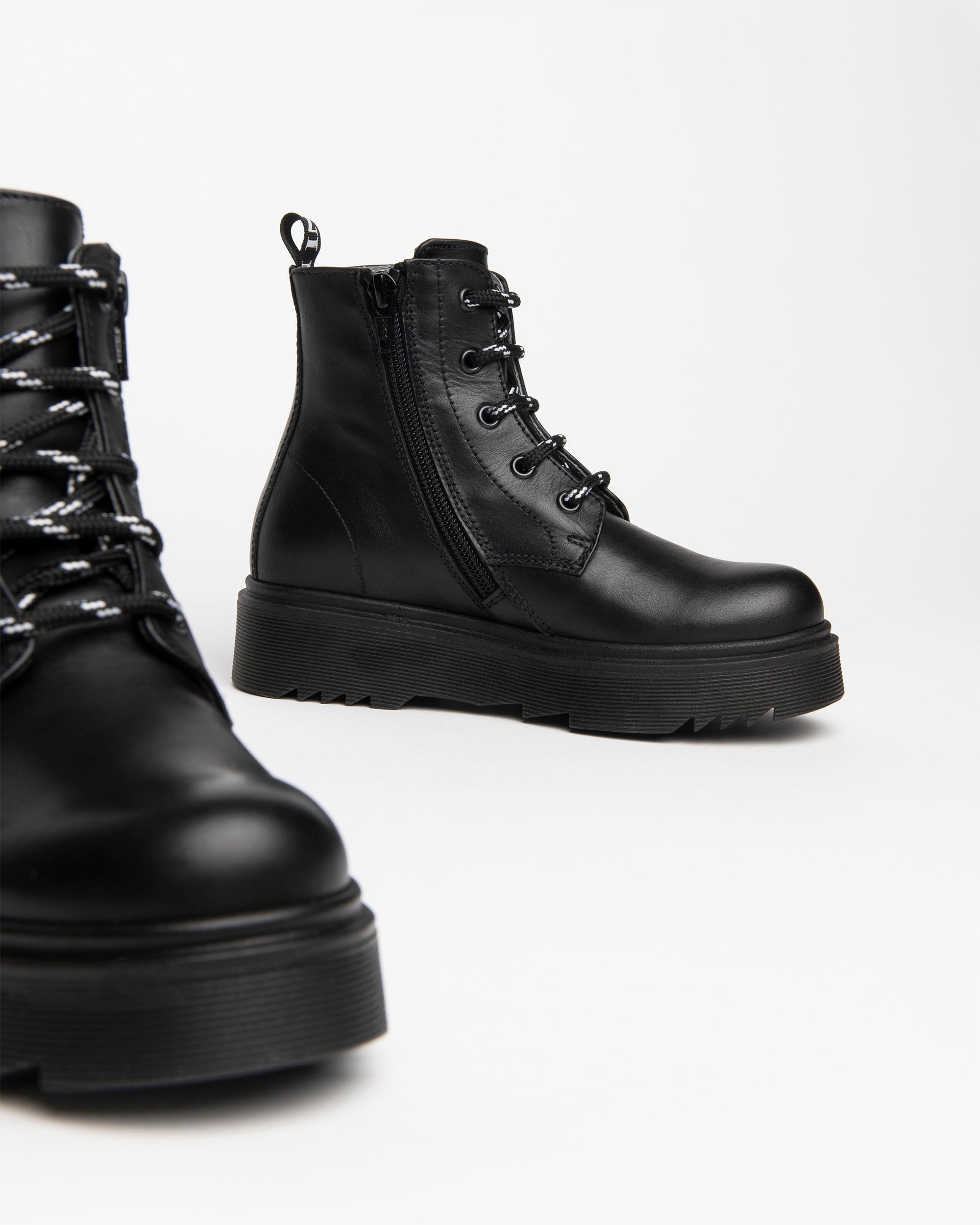 Botas militares Teen de Chica de Piel