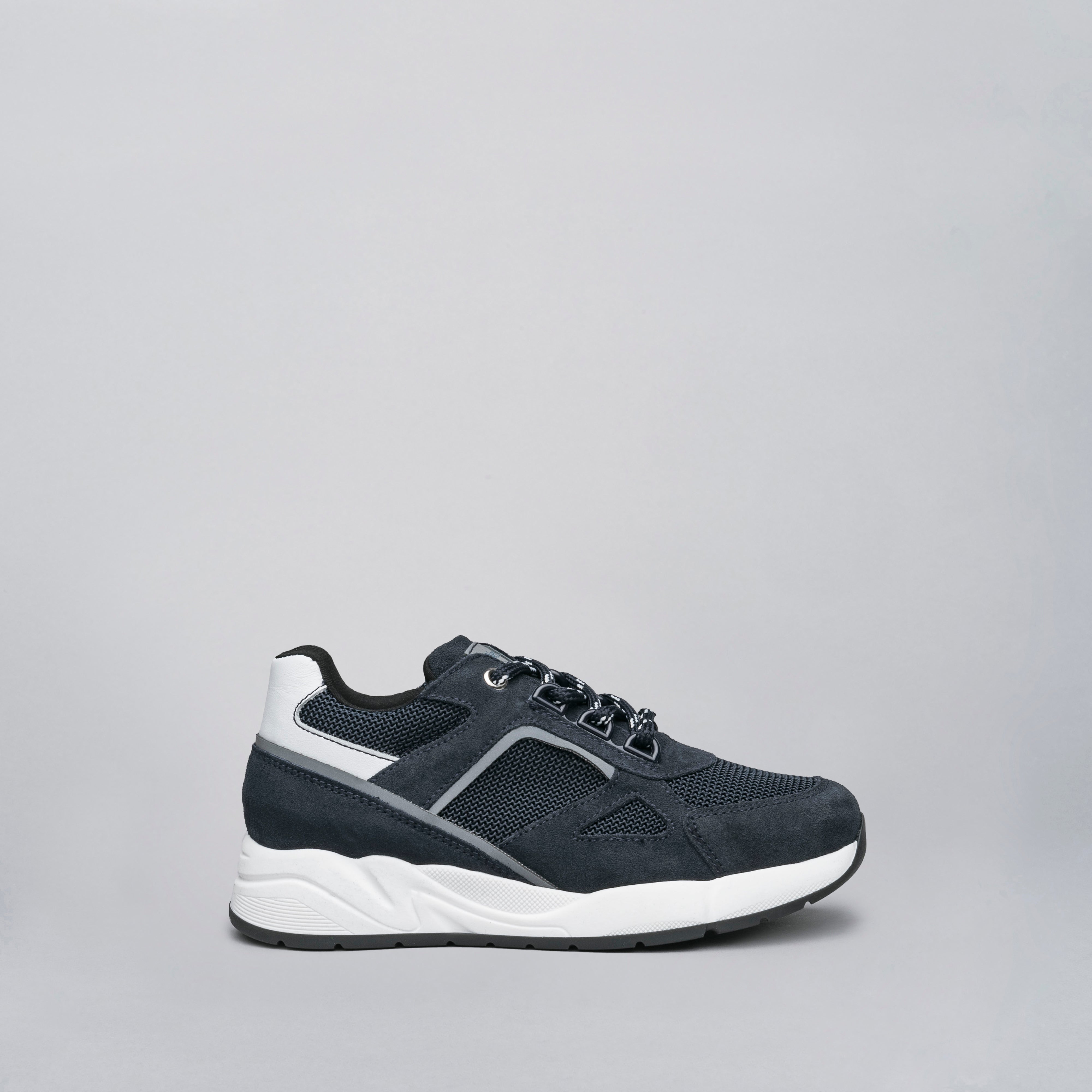 Sneakers Teen da Ragazzo in Camoscio e Tela