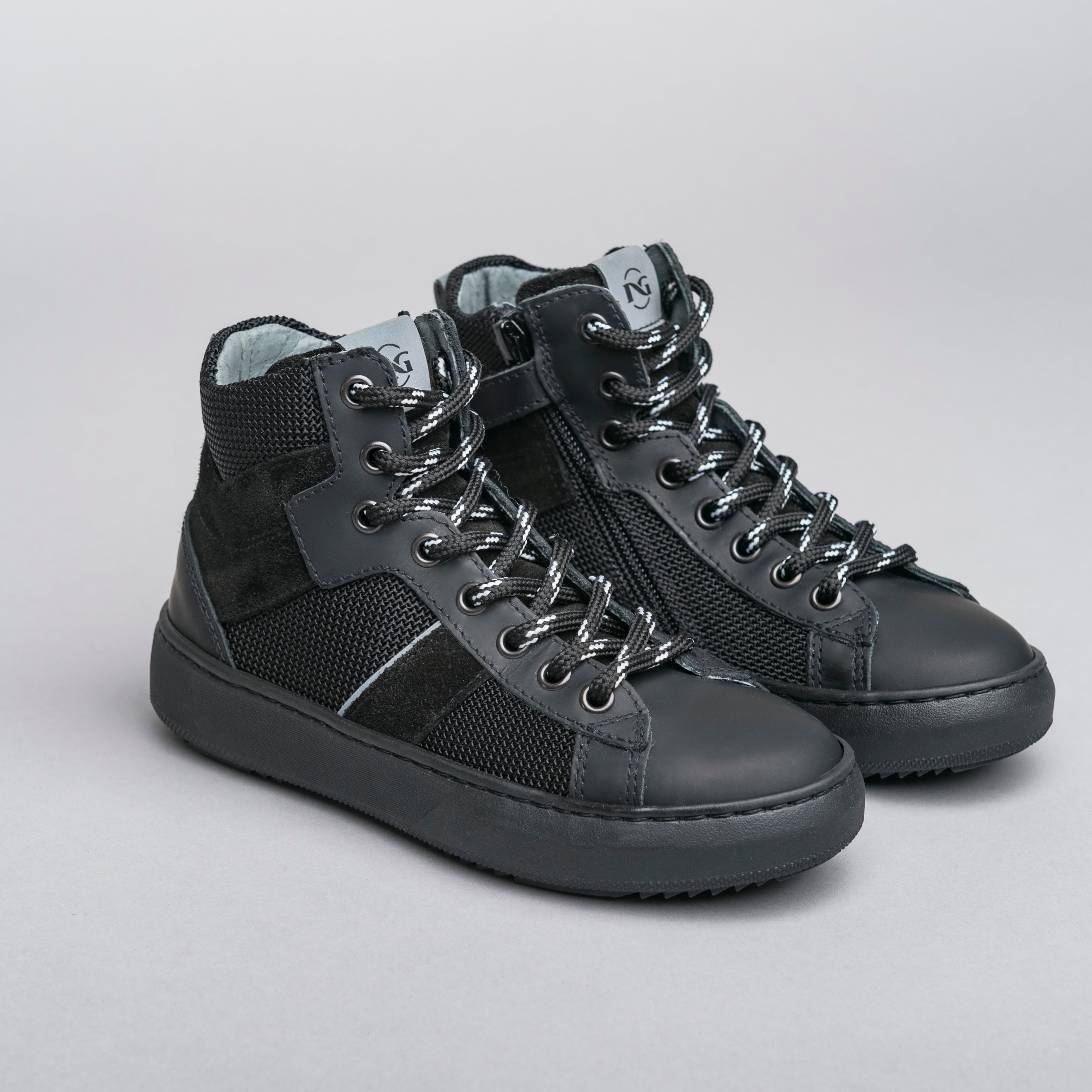 Sneakers Teen da Ragazzo in Pelle e Tela