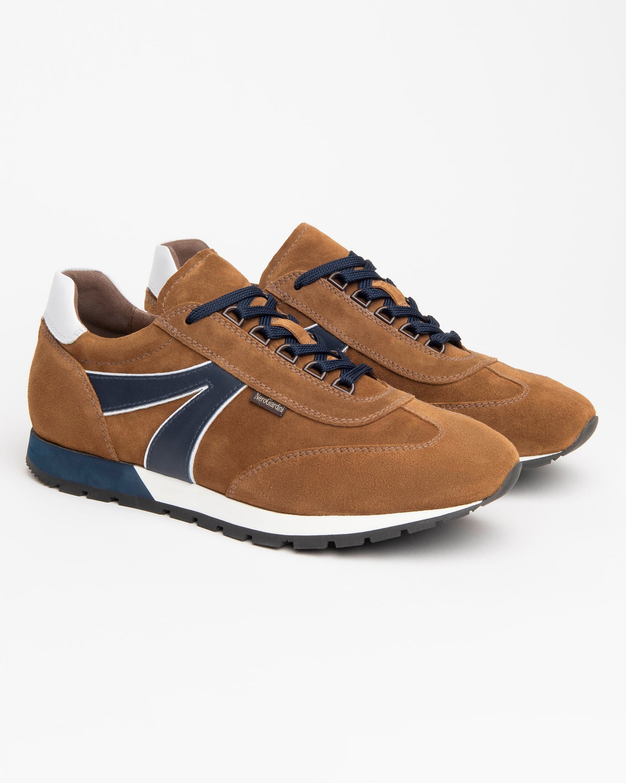Sneakers Homme en Cuir Velours