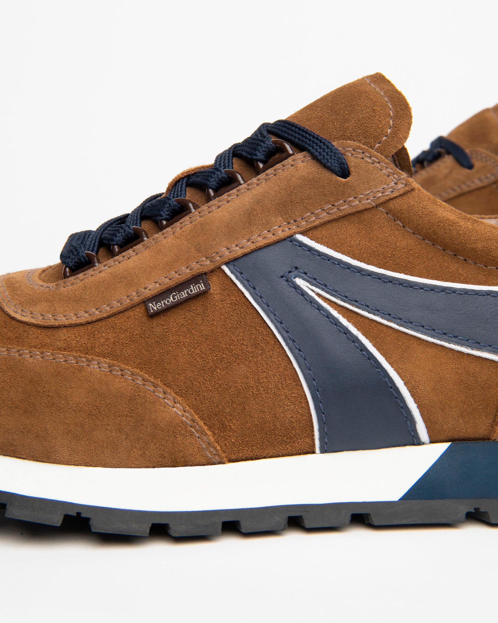 Sneakers Homme en Cuir Velours