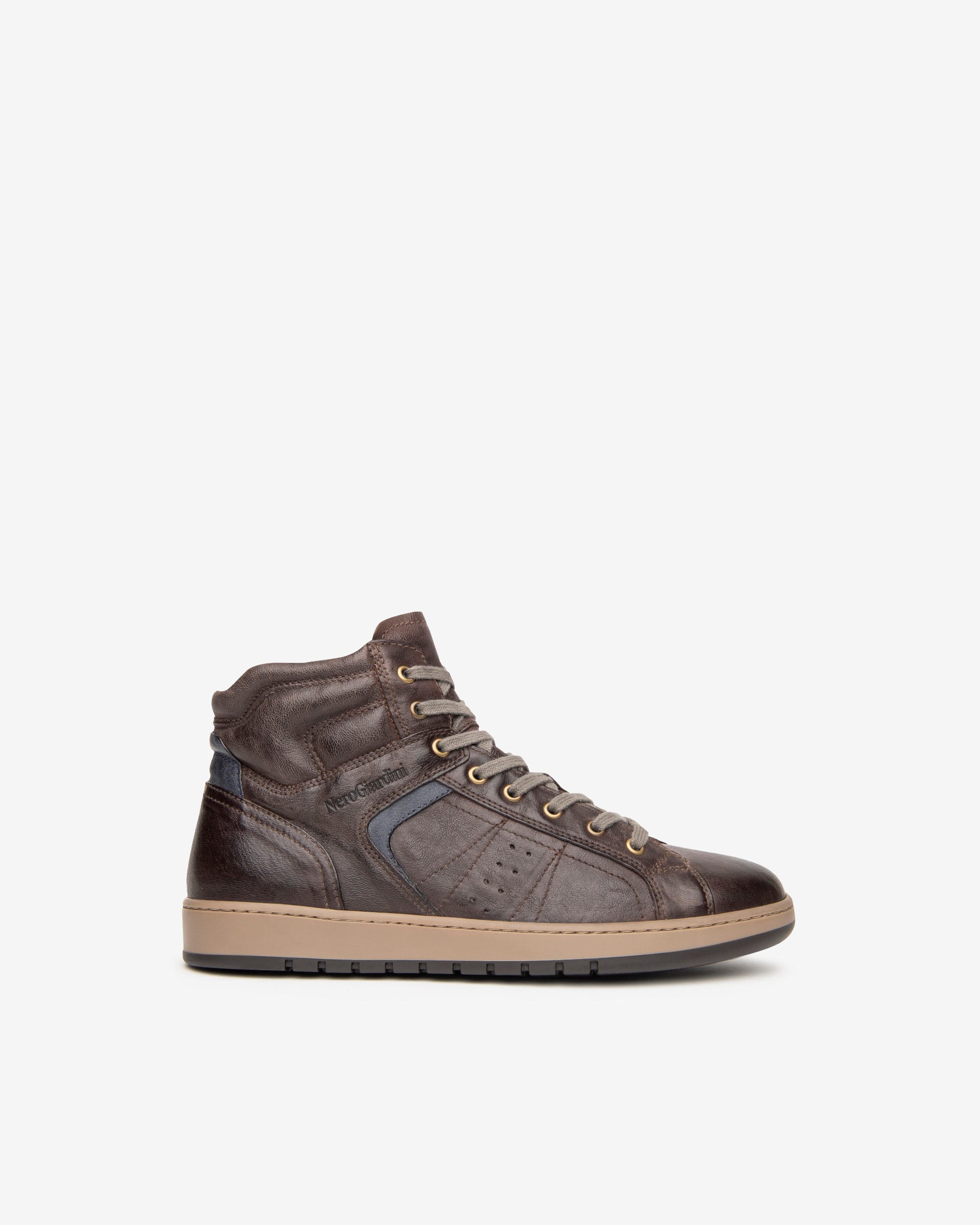 Men’s high top leather sneakers