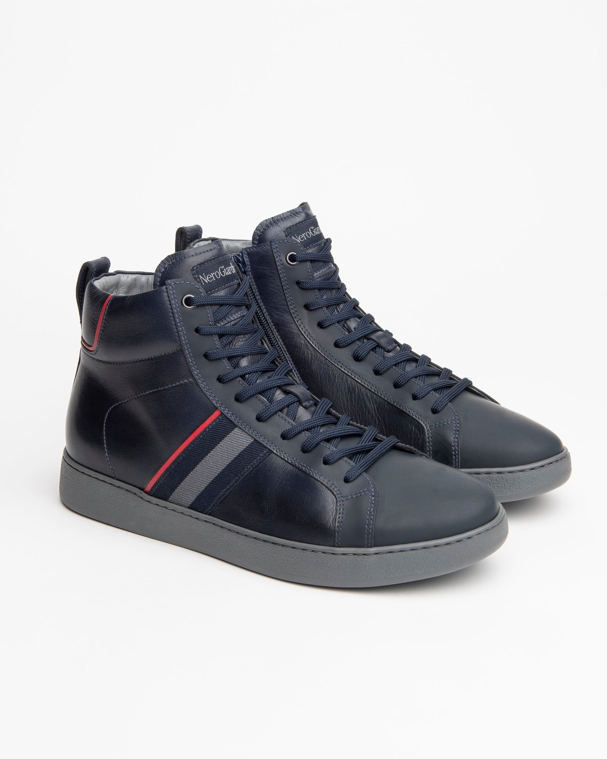 Men’s high top leather sneakers