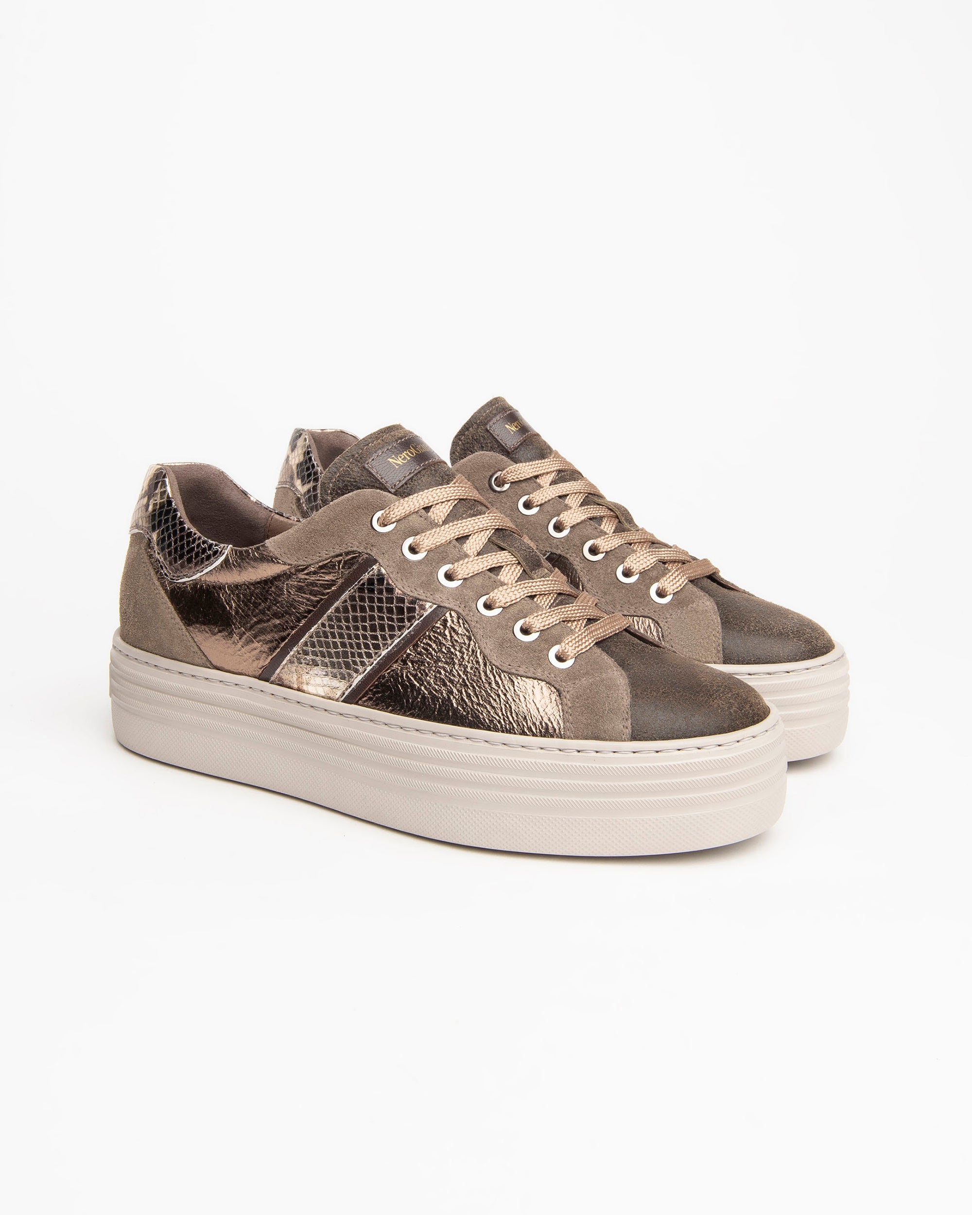 Sneakers Donna in Pelle e Camoscio