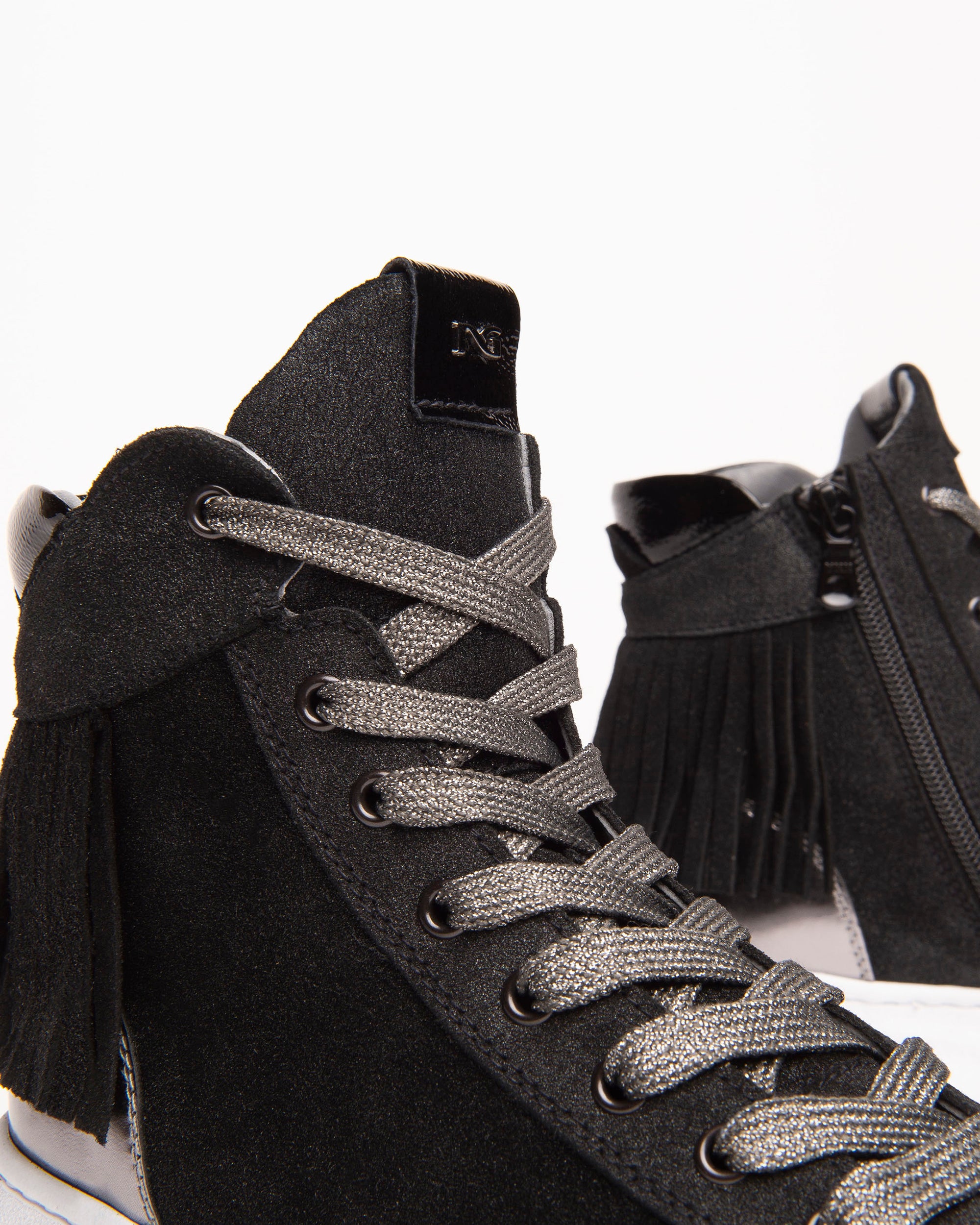 Sneakers Alte Donna in Camoscio e Pelle