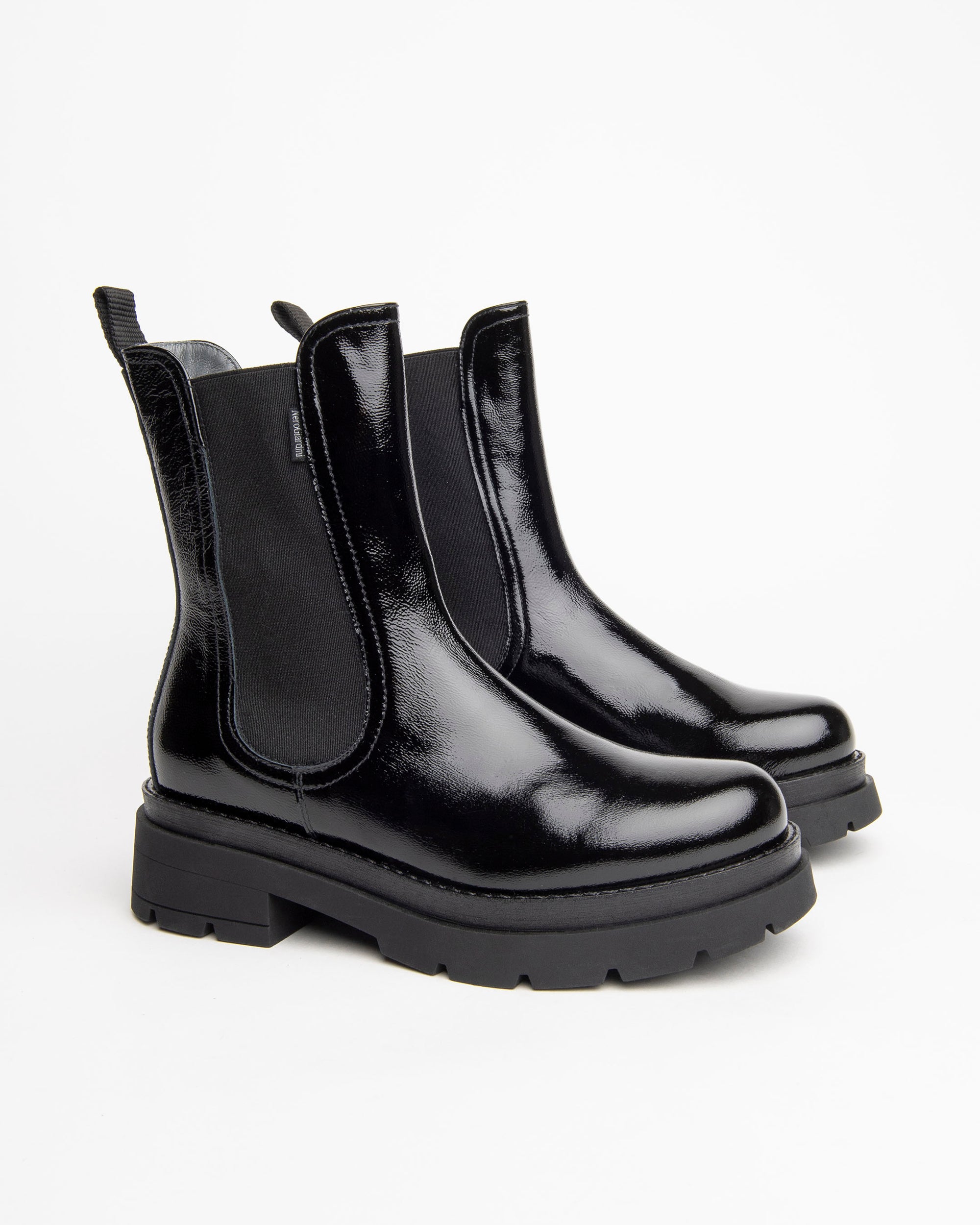 Women’s Patent Chelsea Boots