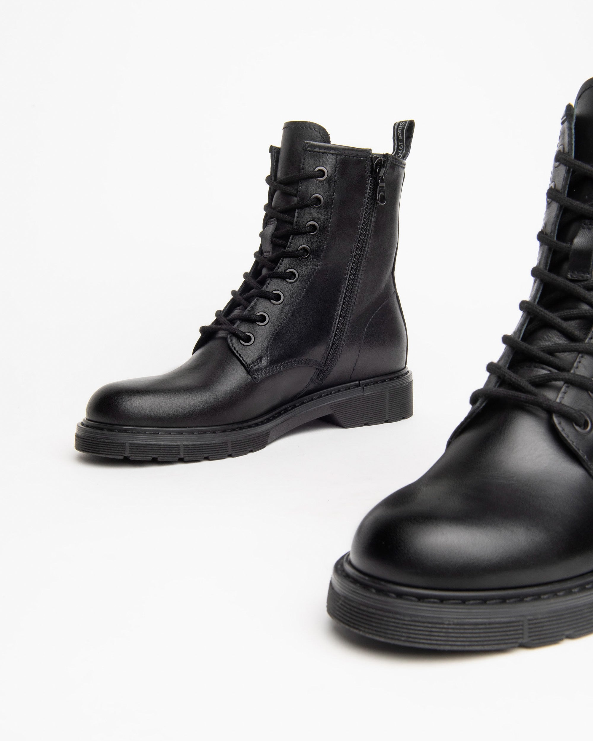 Women’s Leather Combat Boots