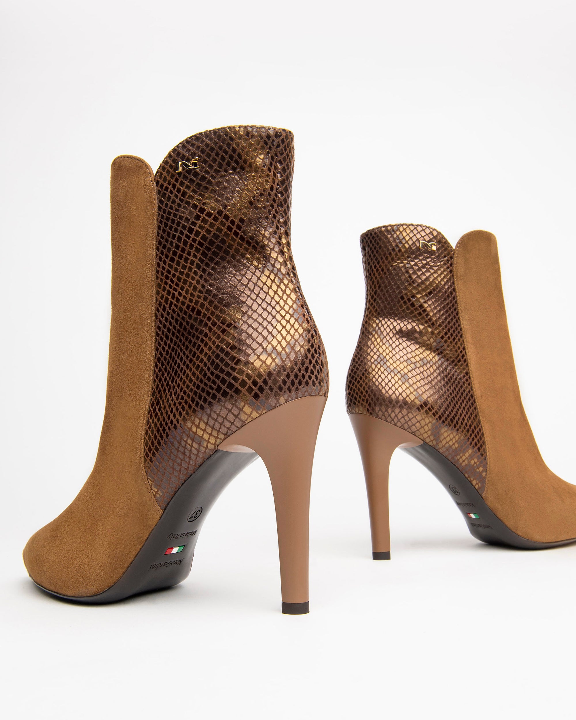 Women’s Leather and Suede Ankle Boots