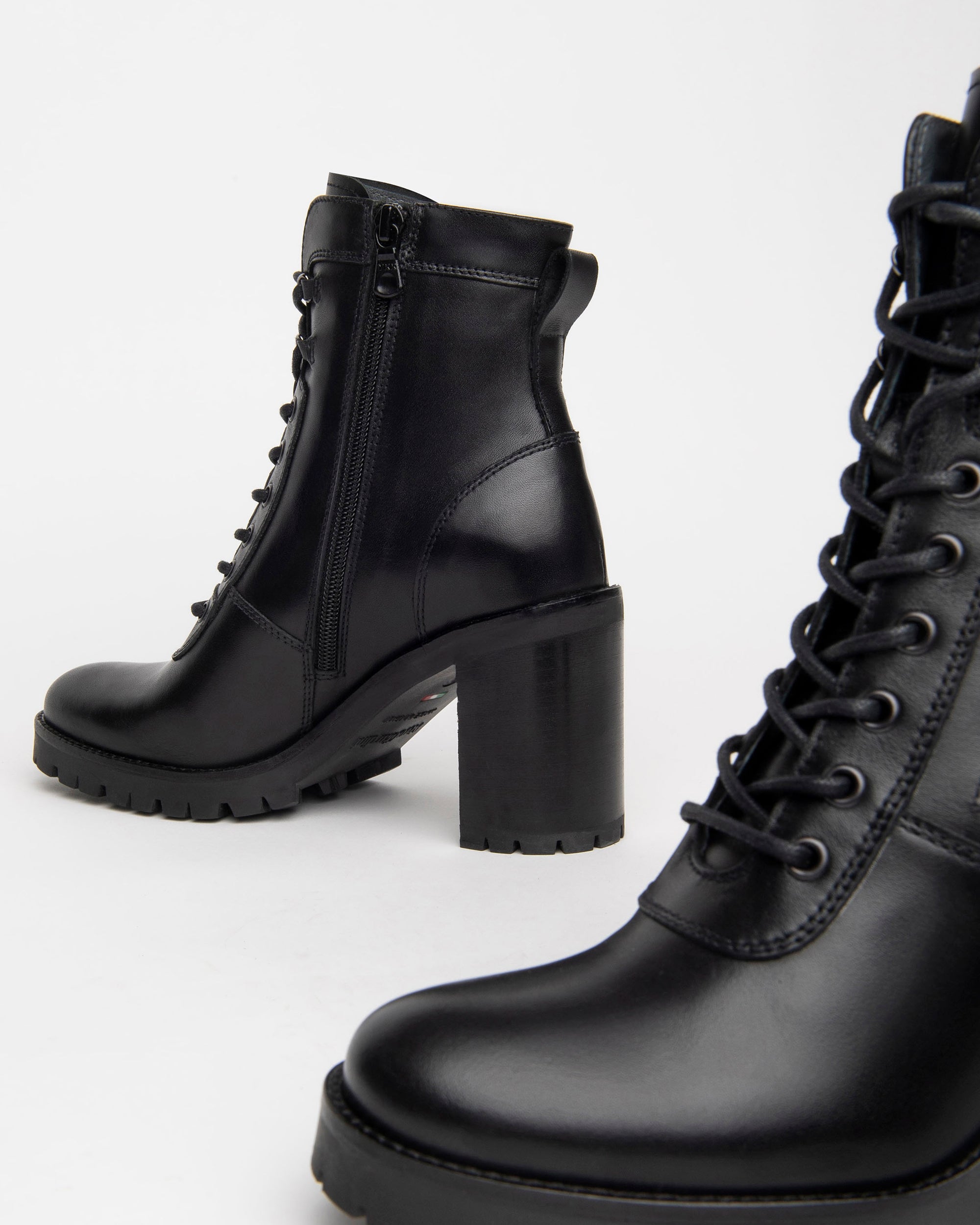 Women’s Leather Combat Boots