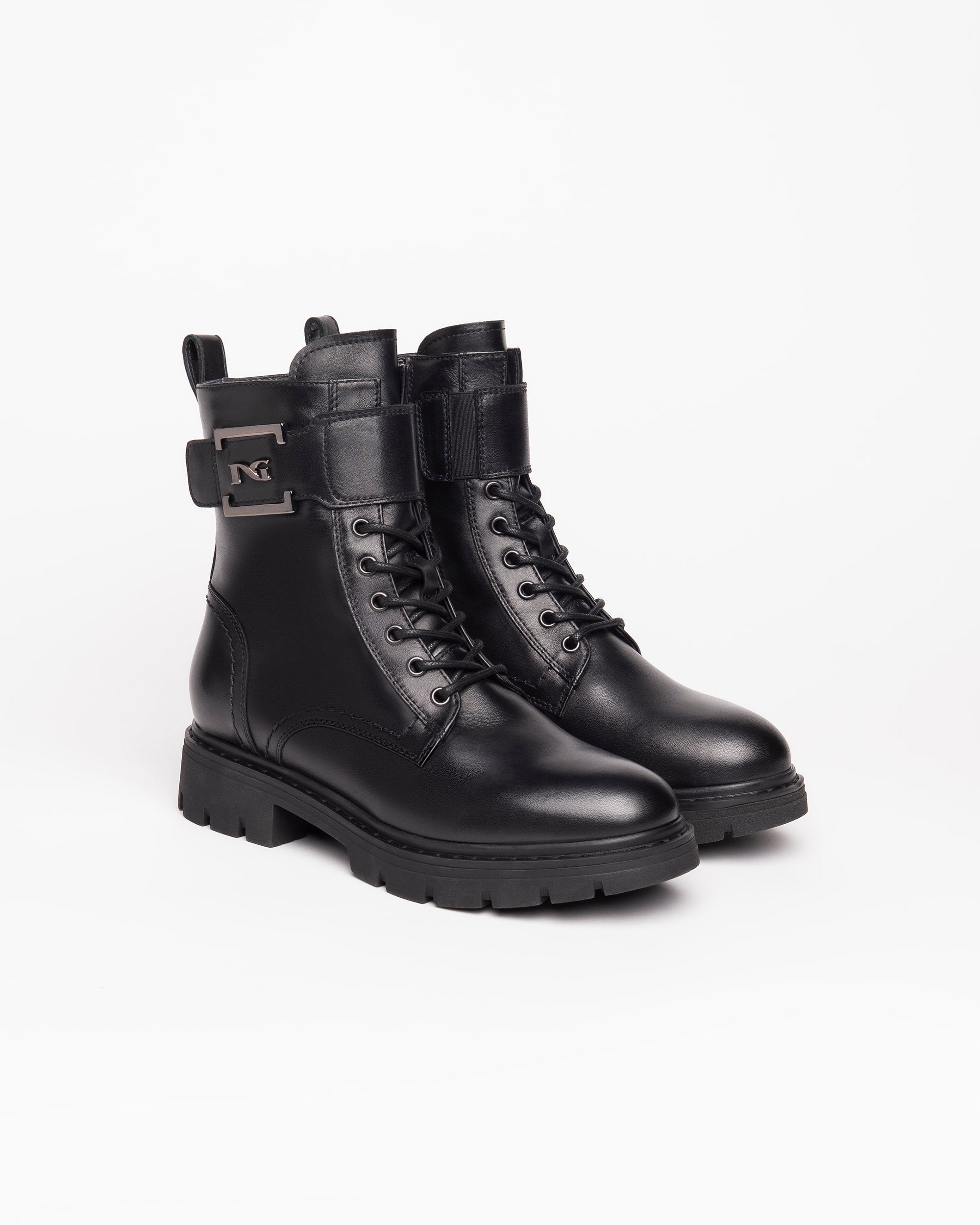 Women’s Leather Combat Boots