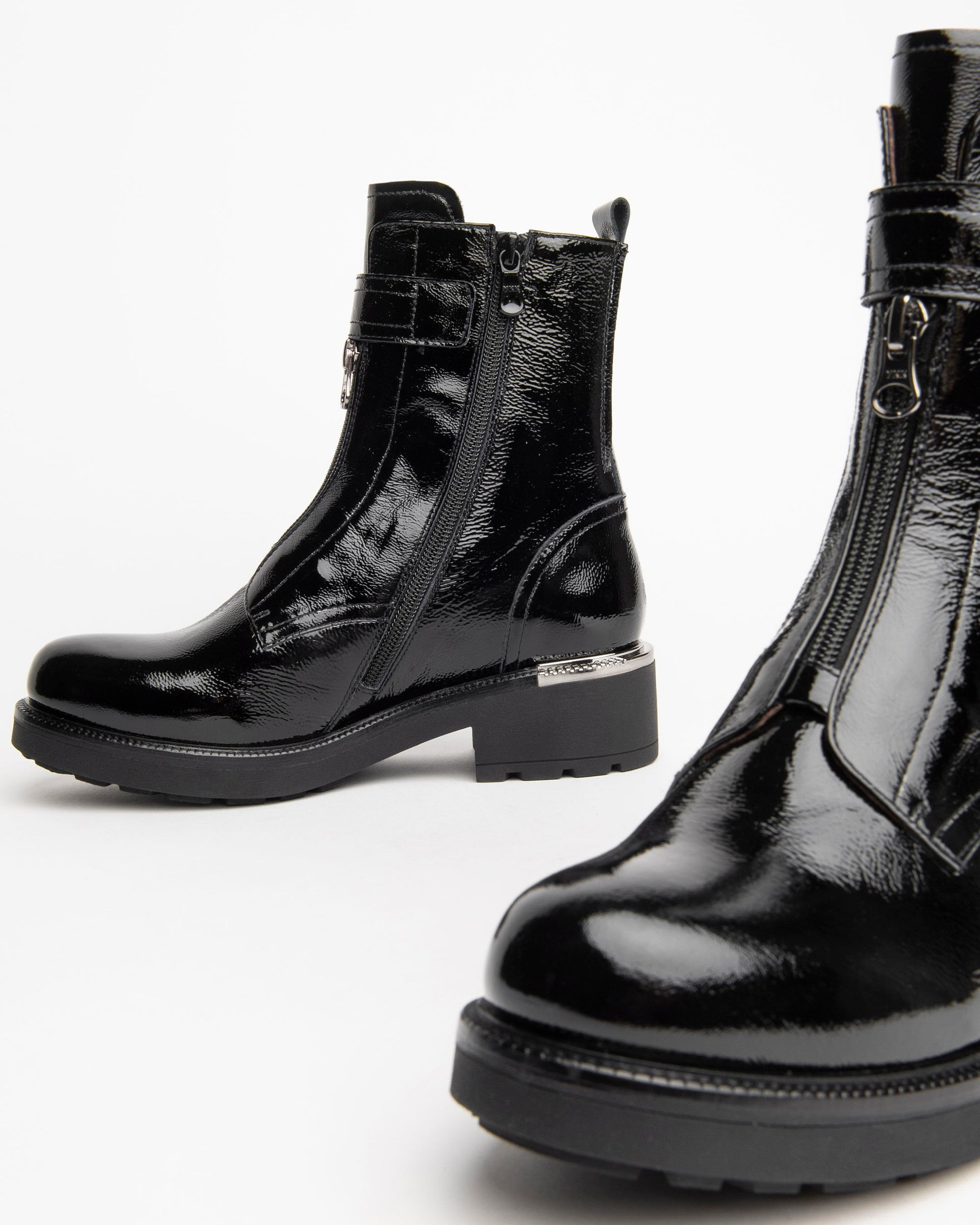 Women’s Patent Ankle Boots