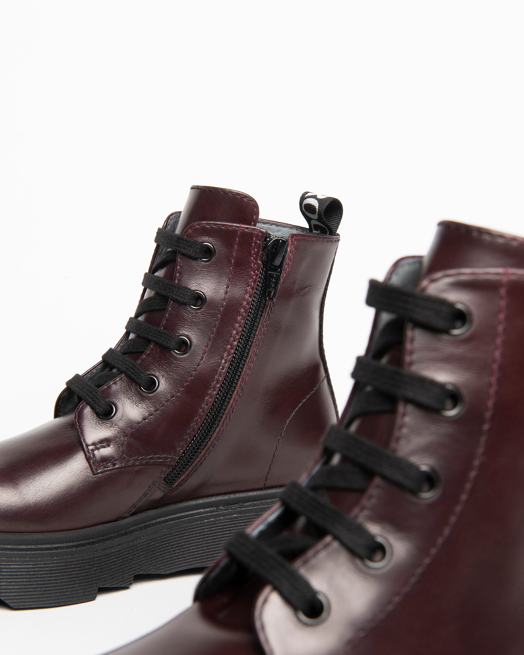 Botas militares Teen de Chica de Piel