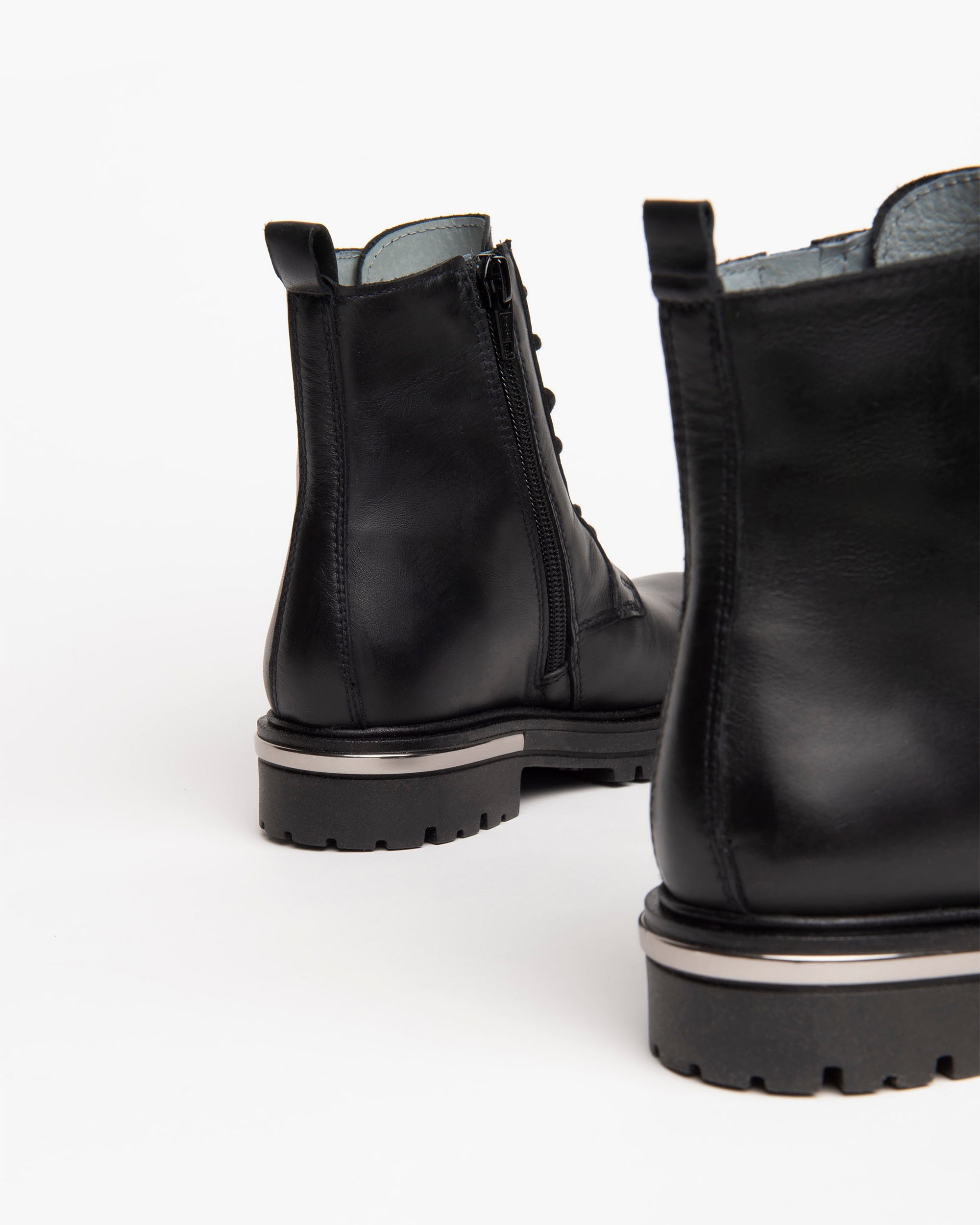 Botas militares Teen de Chica de Piel