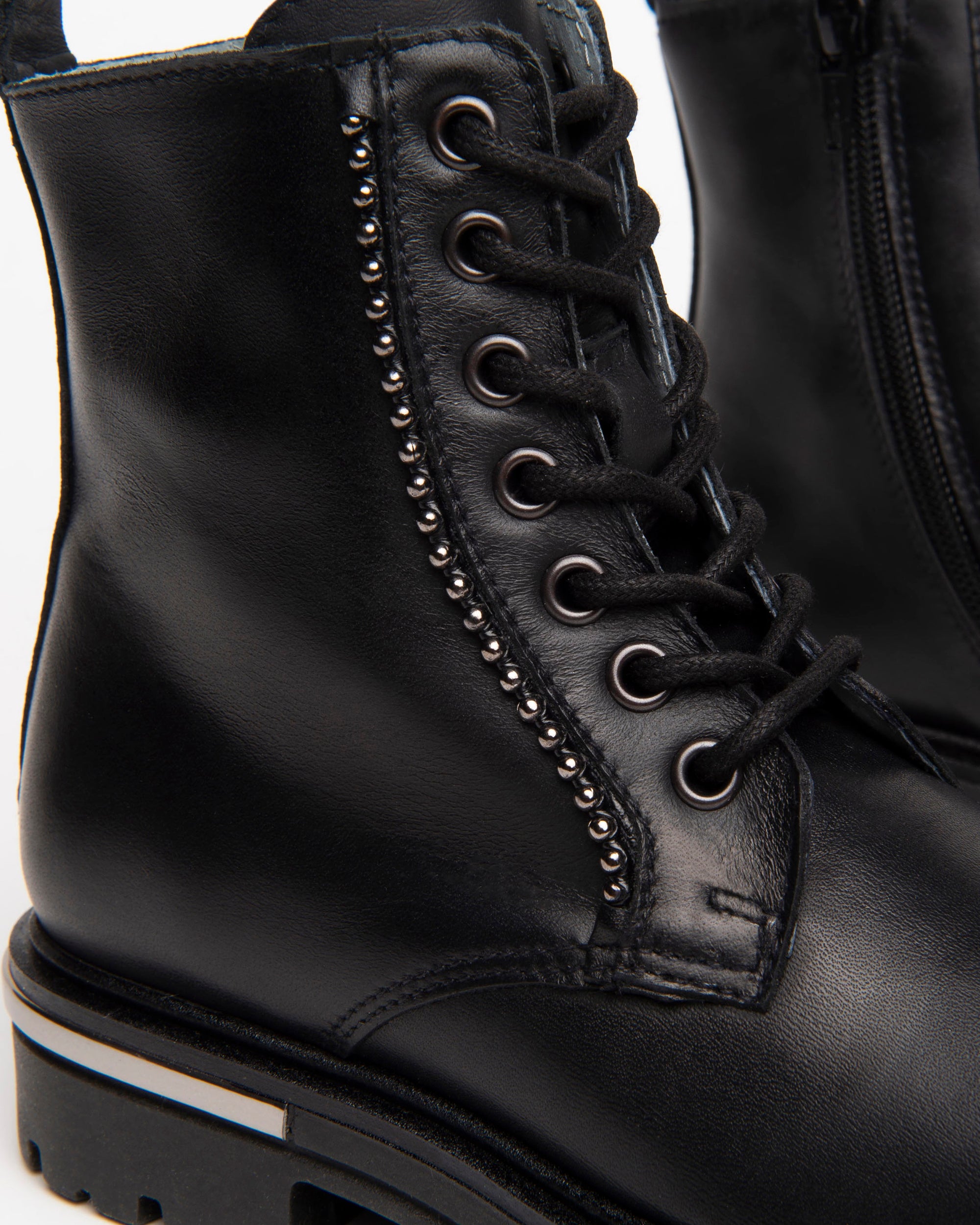 Botas militares Teen de Chica de Piel