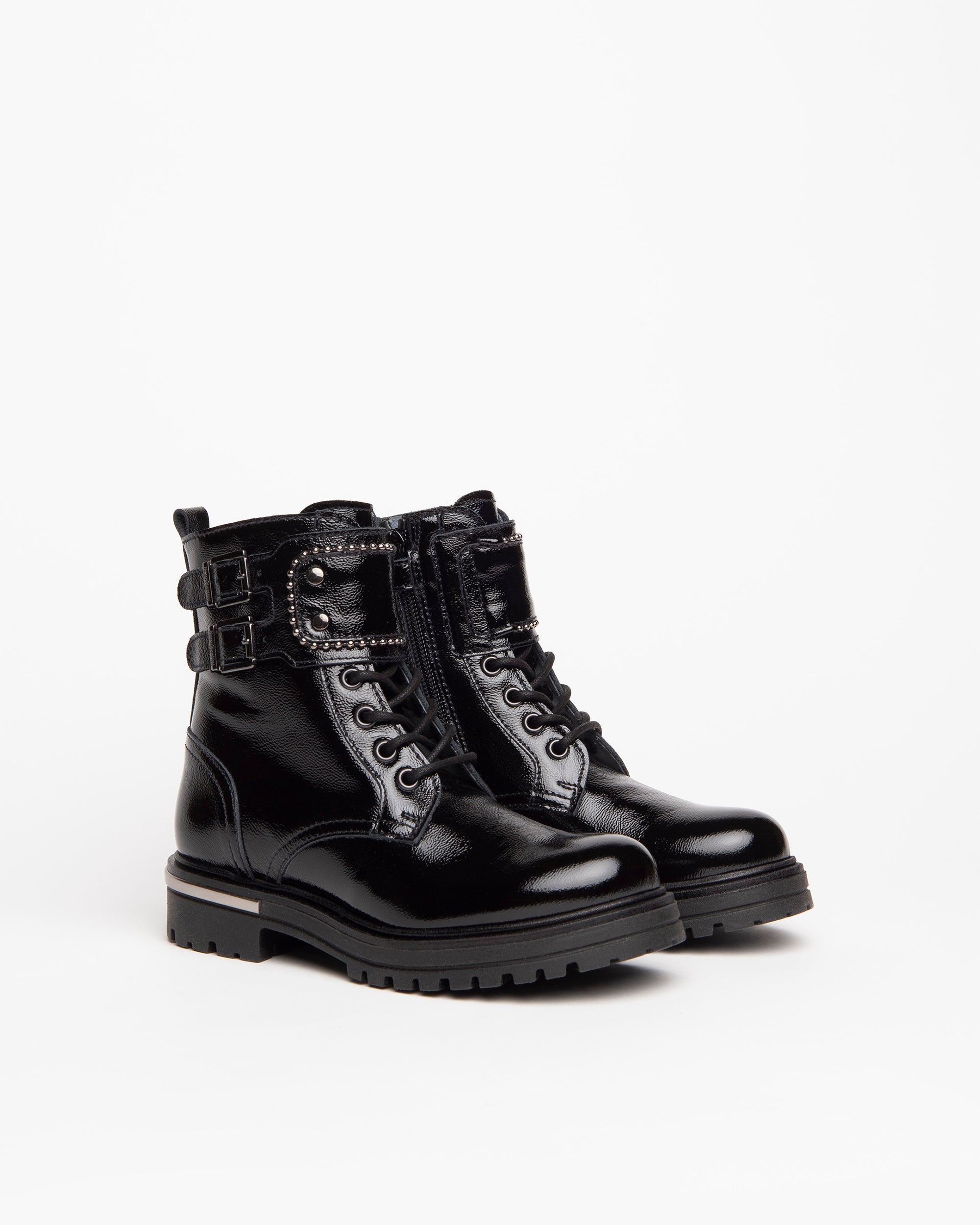 Teen Girls’ Lackleder-Schnürstiefel