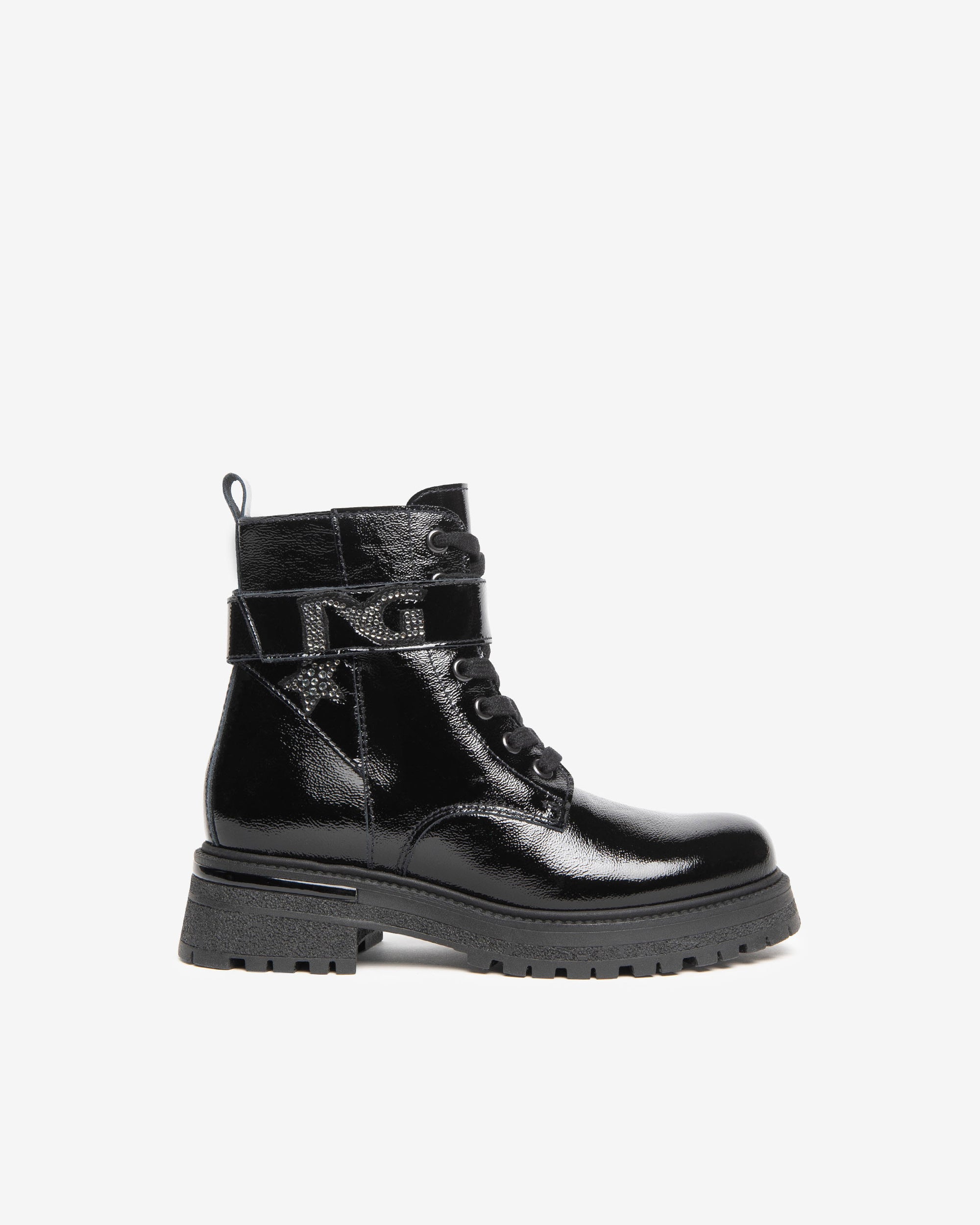 Teen Girls’ Brodequins en Cuir Verni