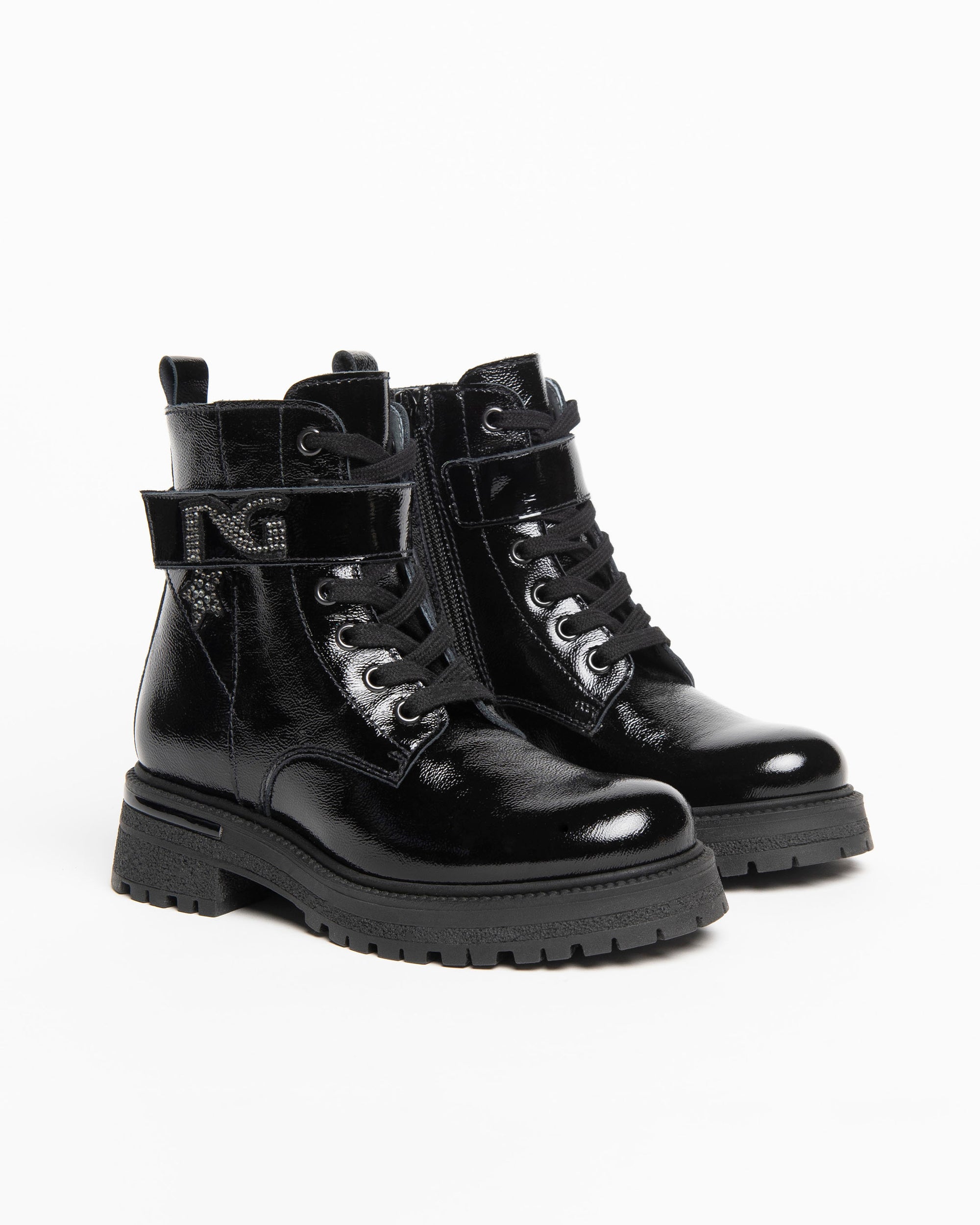 Teen Girls’ Lackleder-Schnürstiefel
