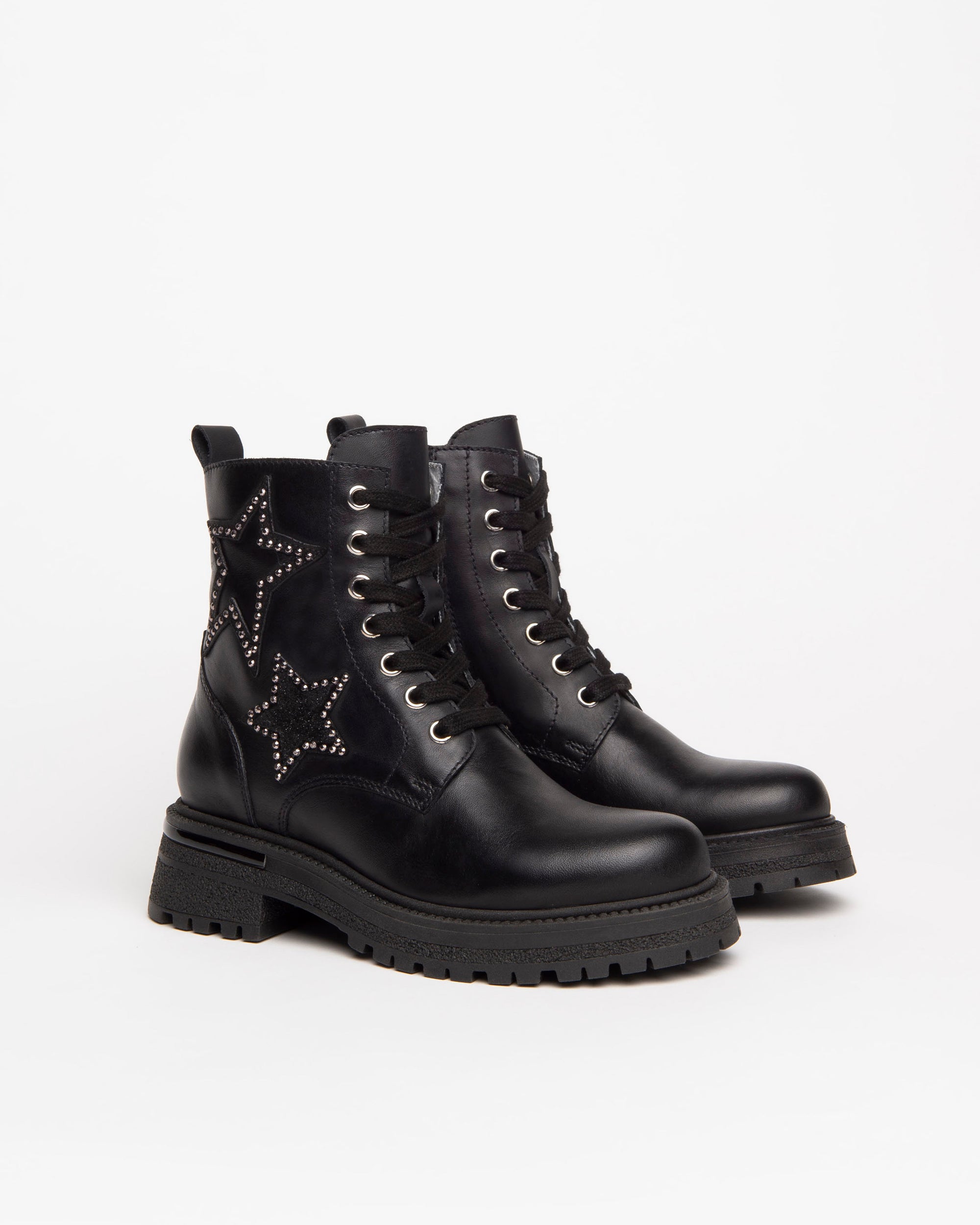 Botas militares Teen de Chica de Piel