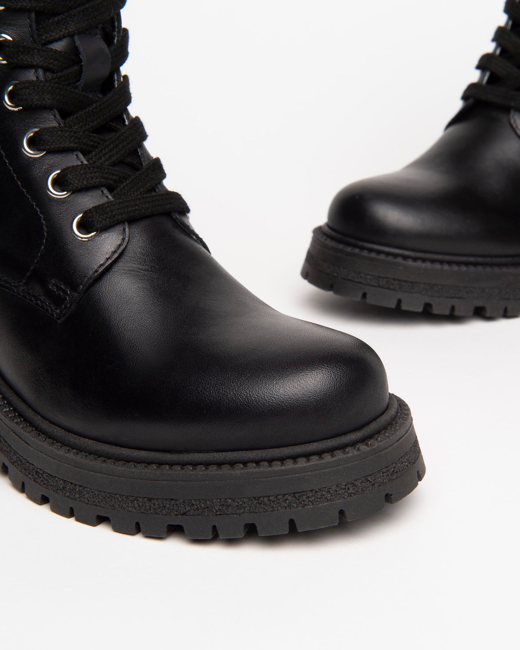 Botas militares Teen de Chica de Piel