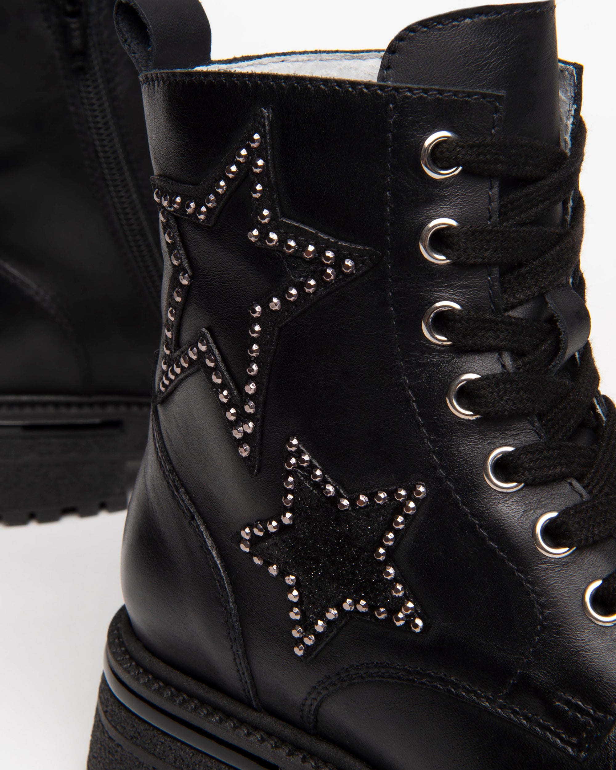Botas militares Teen de Chica de Piel