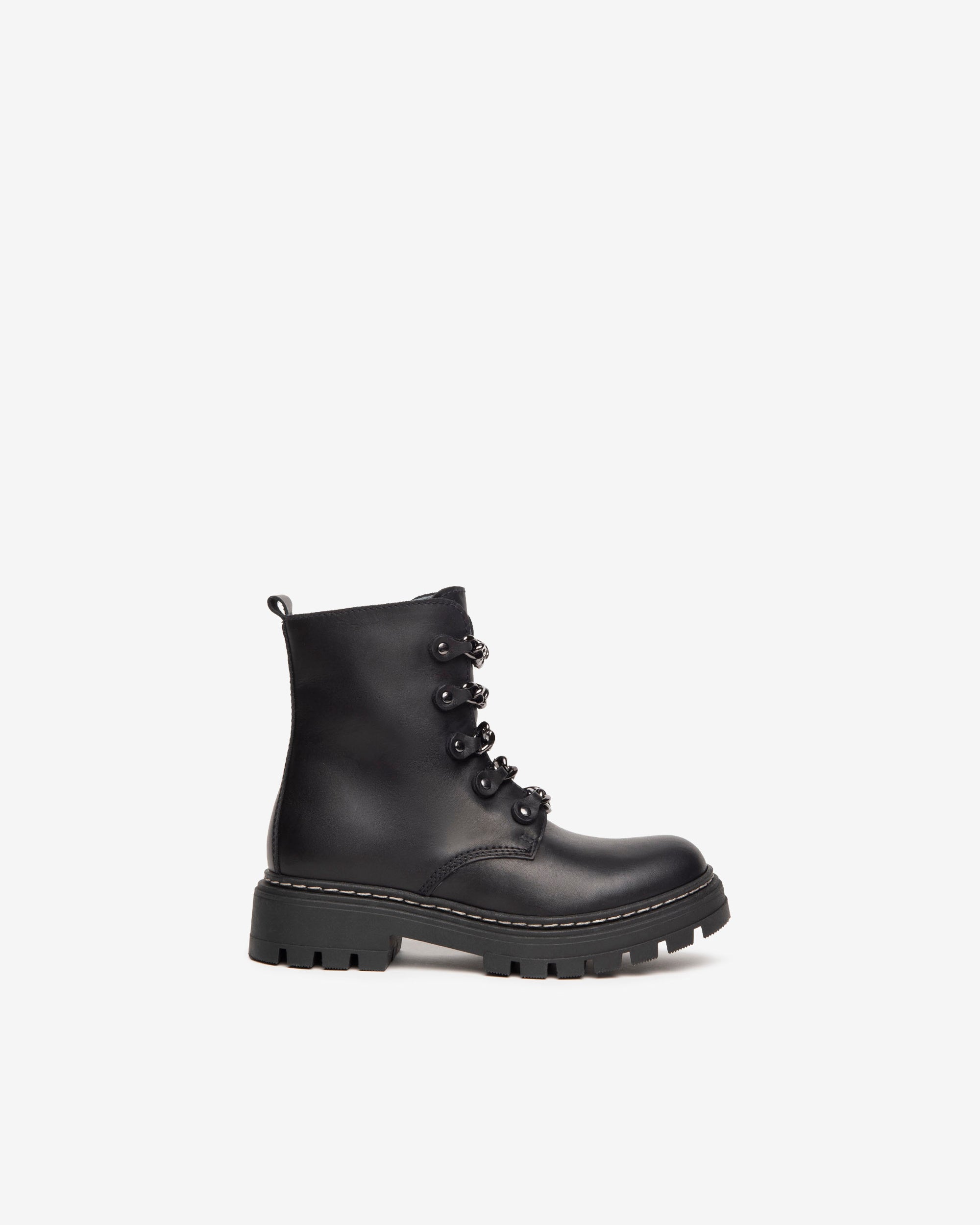 Veterboots Teen voor Tienermeisje in Leder
