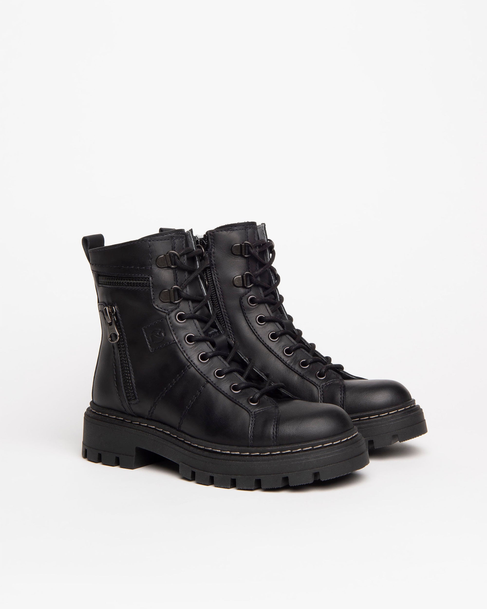 Botas militares Teen de Chica de Piel