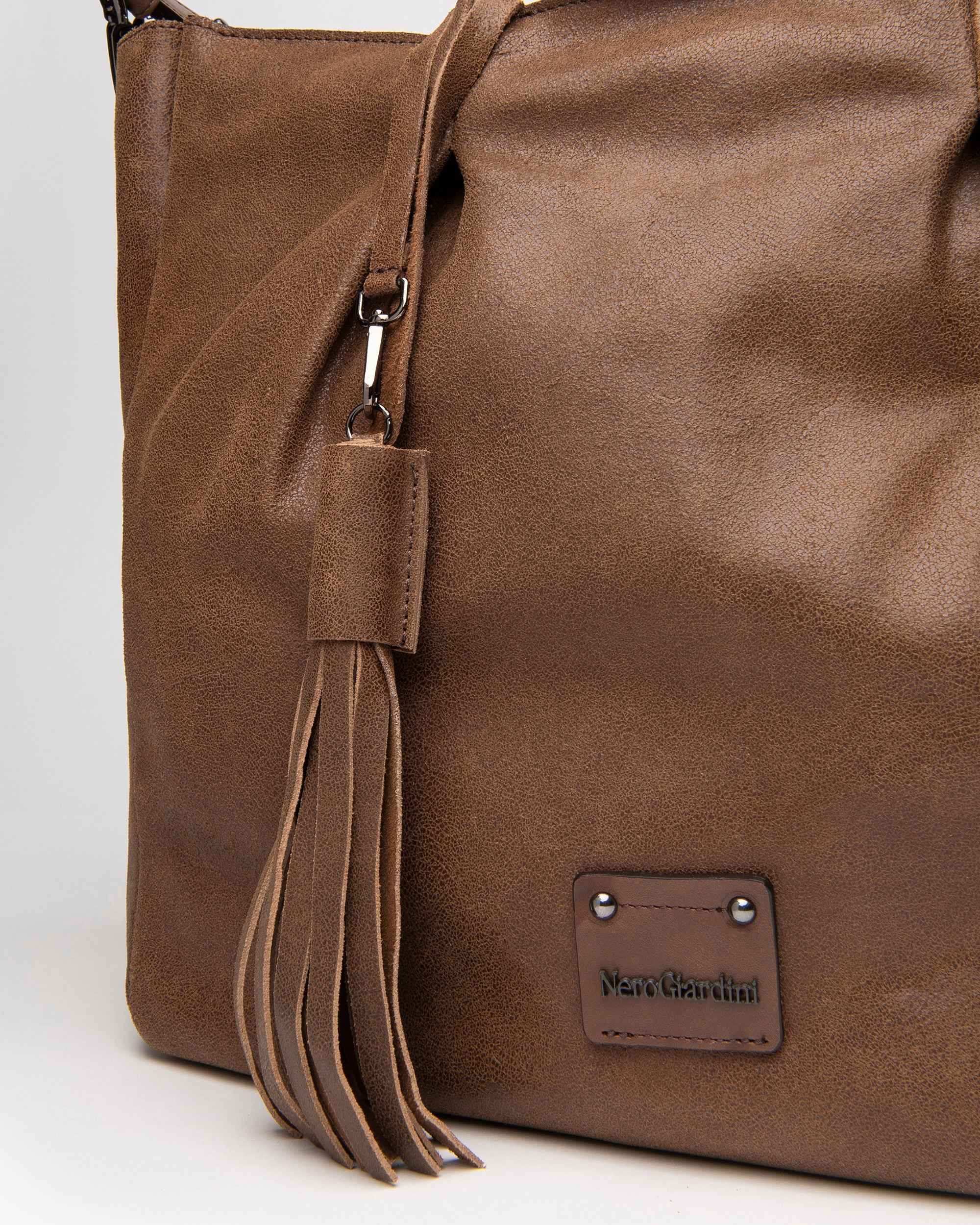 Women's Leather Shopping Bag