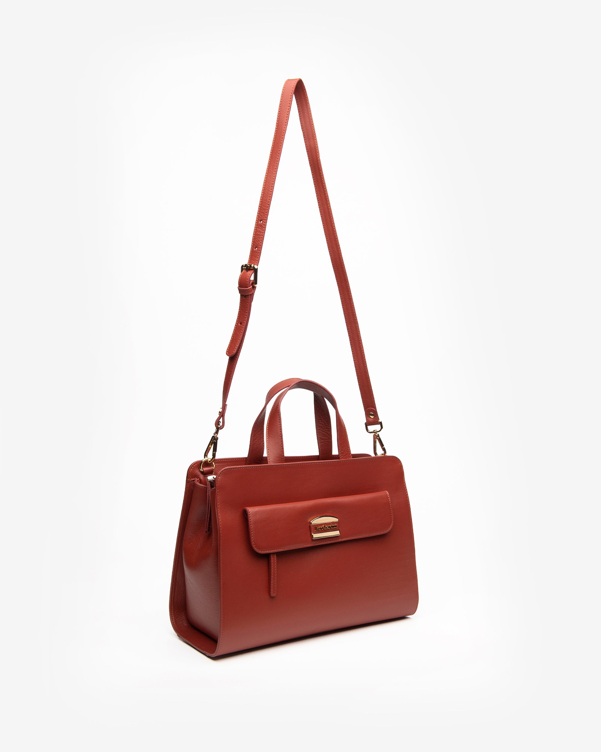 Dames Leren Frame Tas