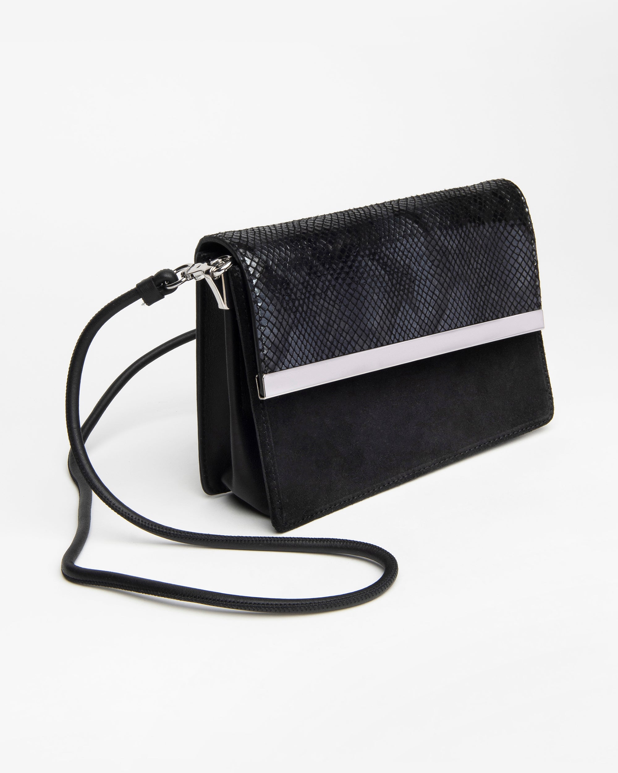 Women’s Leren en Suède Clutch
