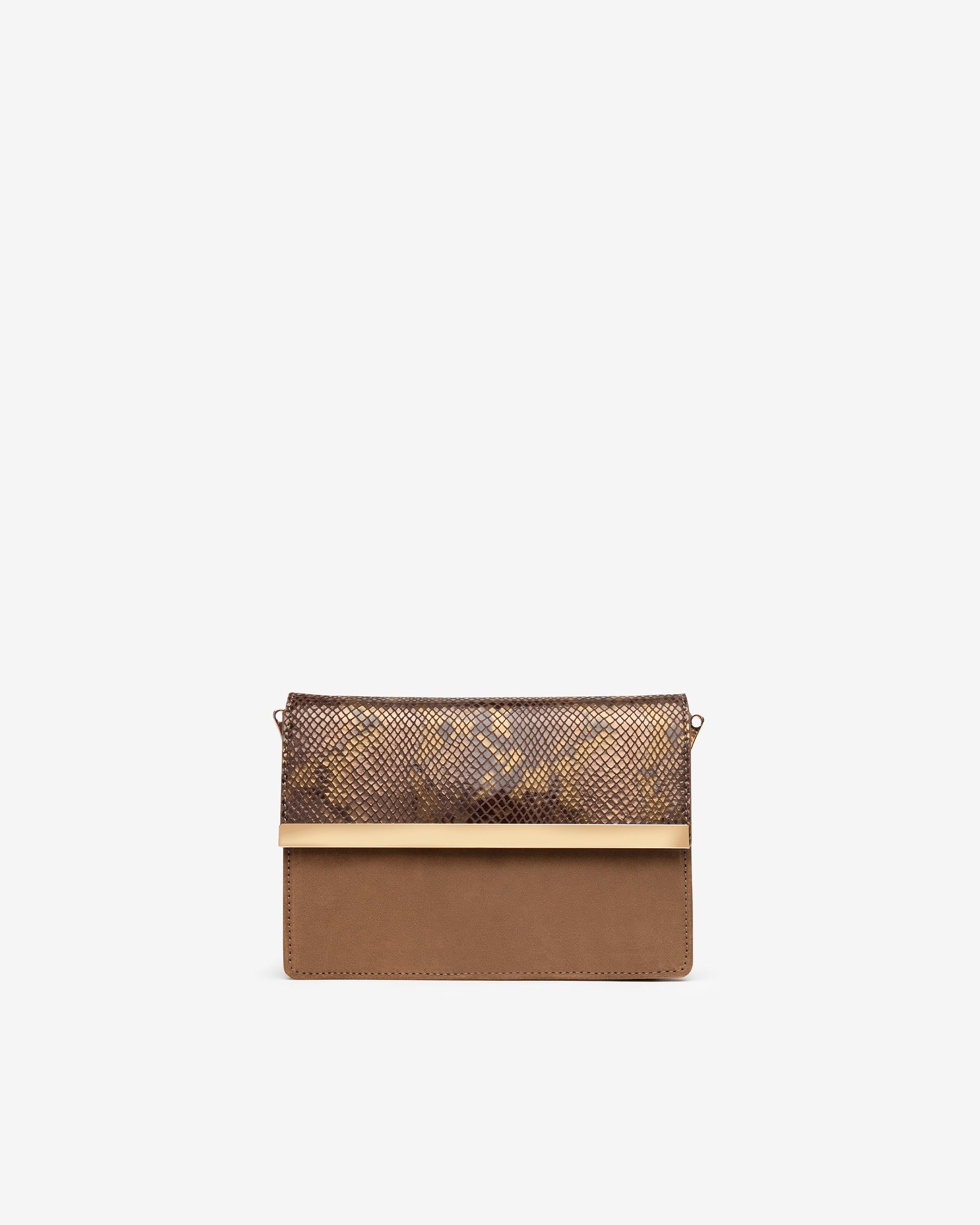 Pochette da Donna in Pelle e Camoscio
