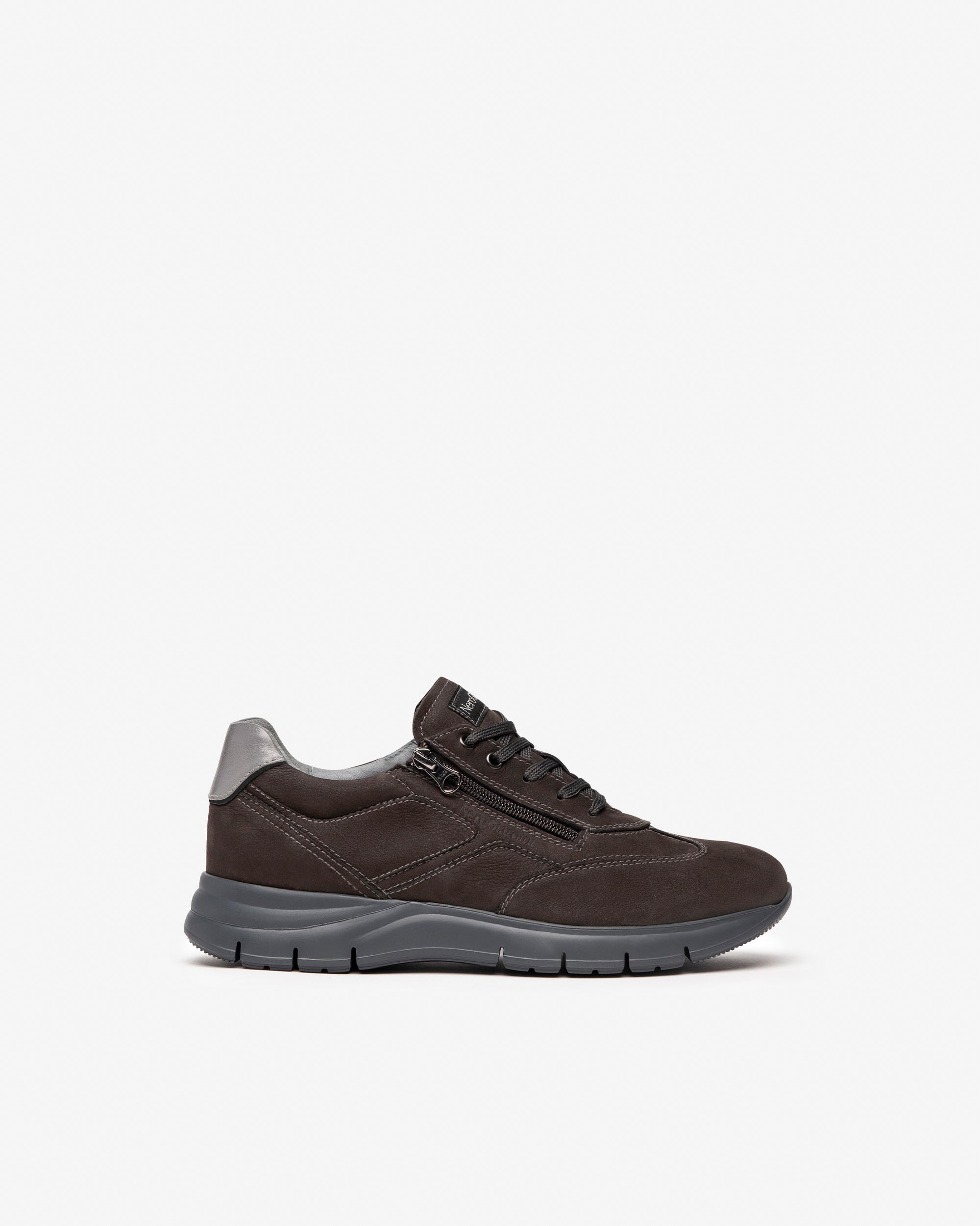 Sneakers Homme en Cuir Velours et Cuir