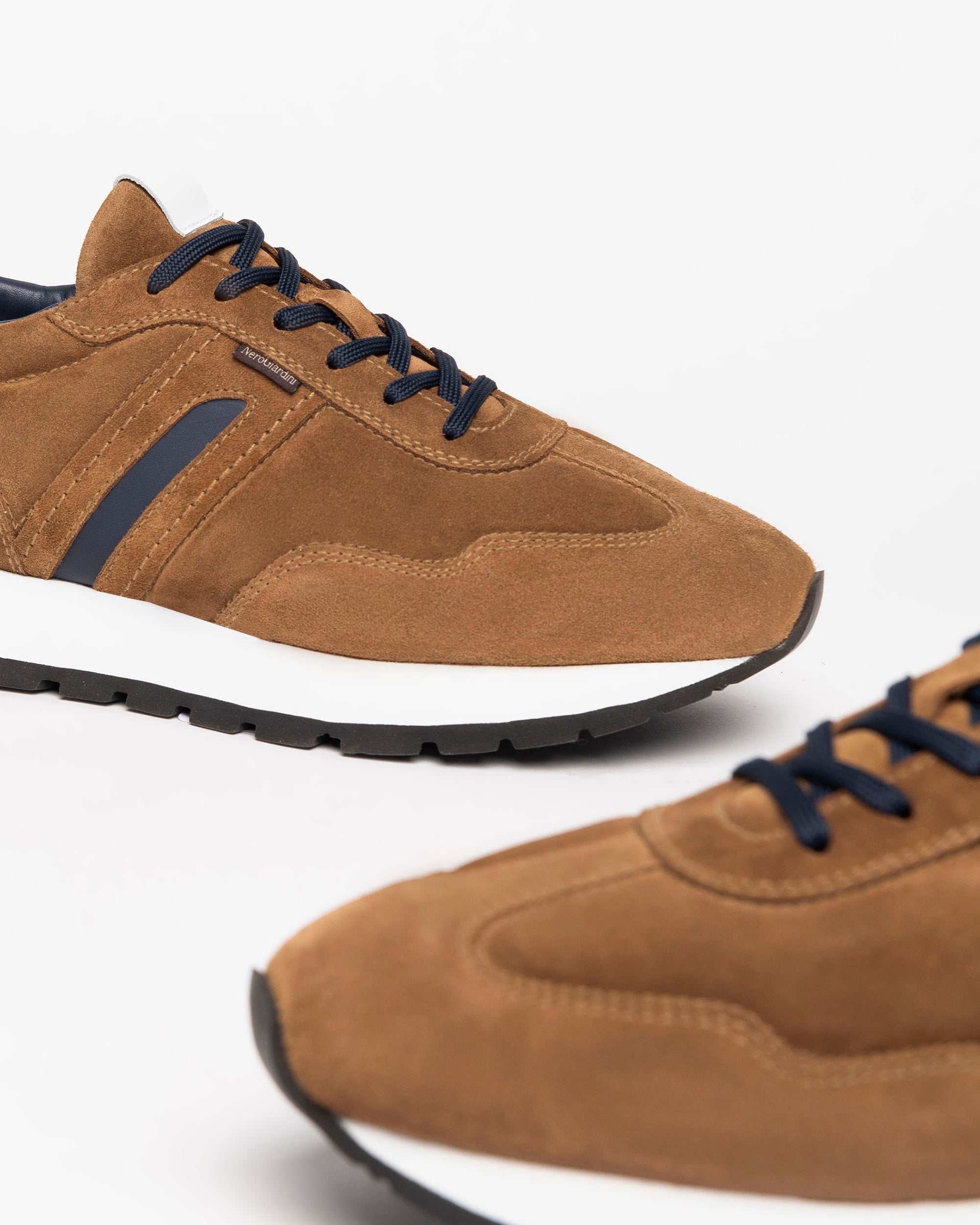 Sneakers Homme en Cuir Velours