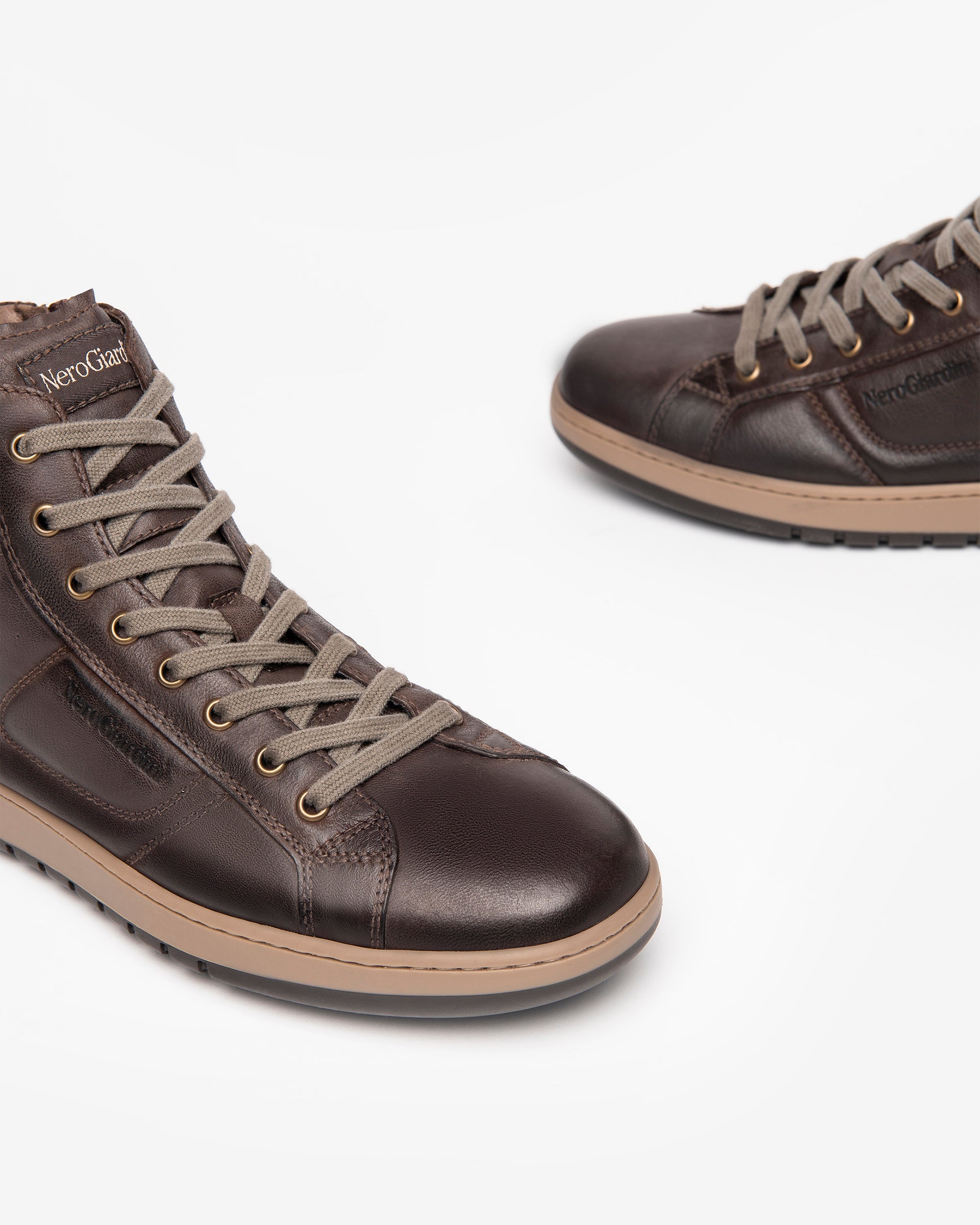 Sneakers Alte Uomo in Pelle