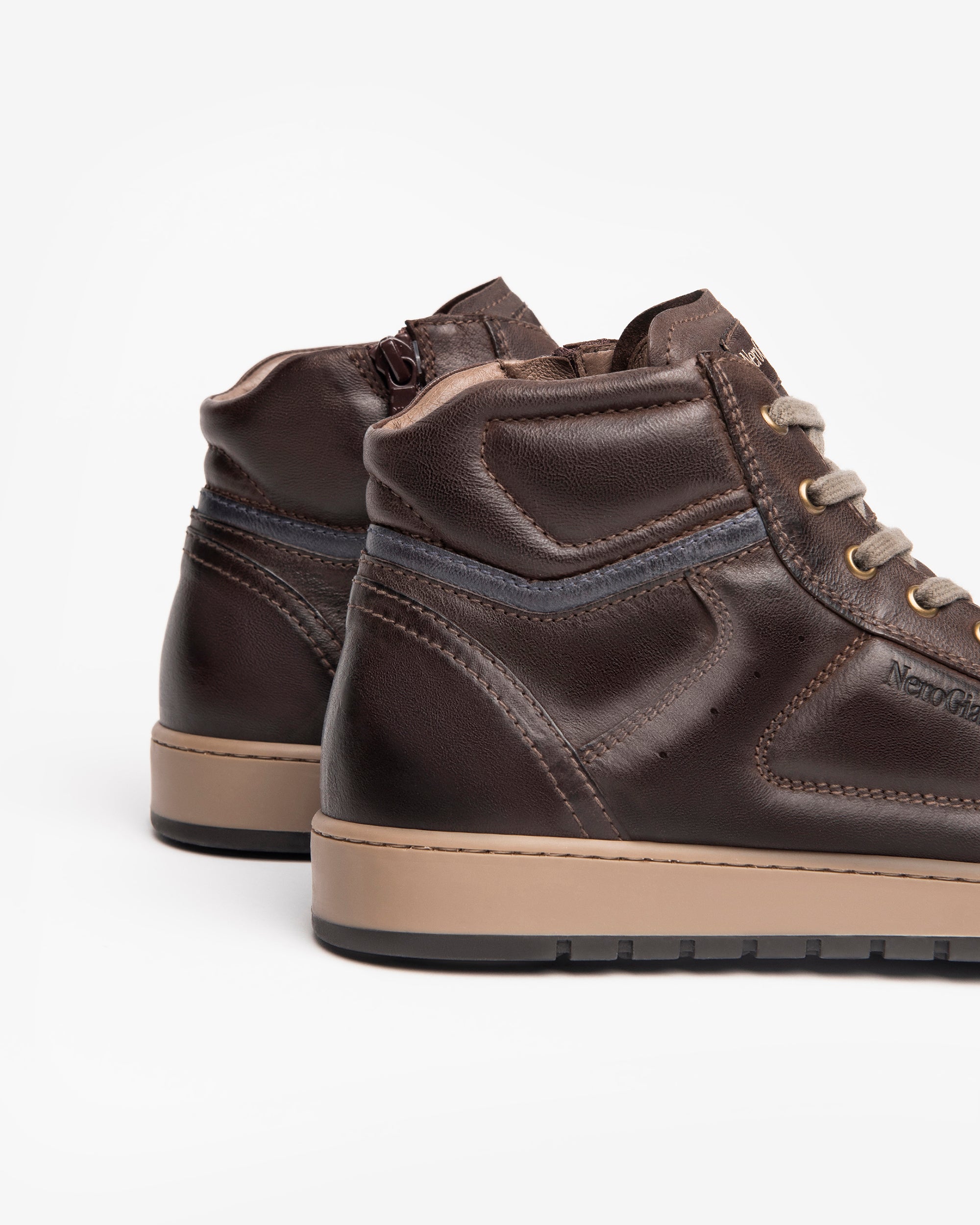 Sneakers Alte Uomo in Pelle