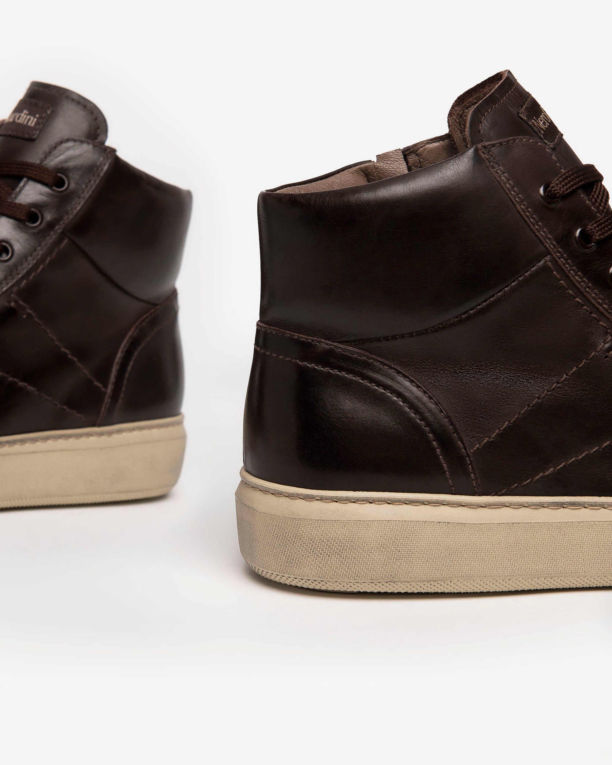 Men’s high top leather sneakers