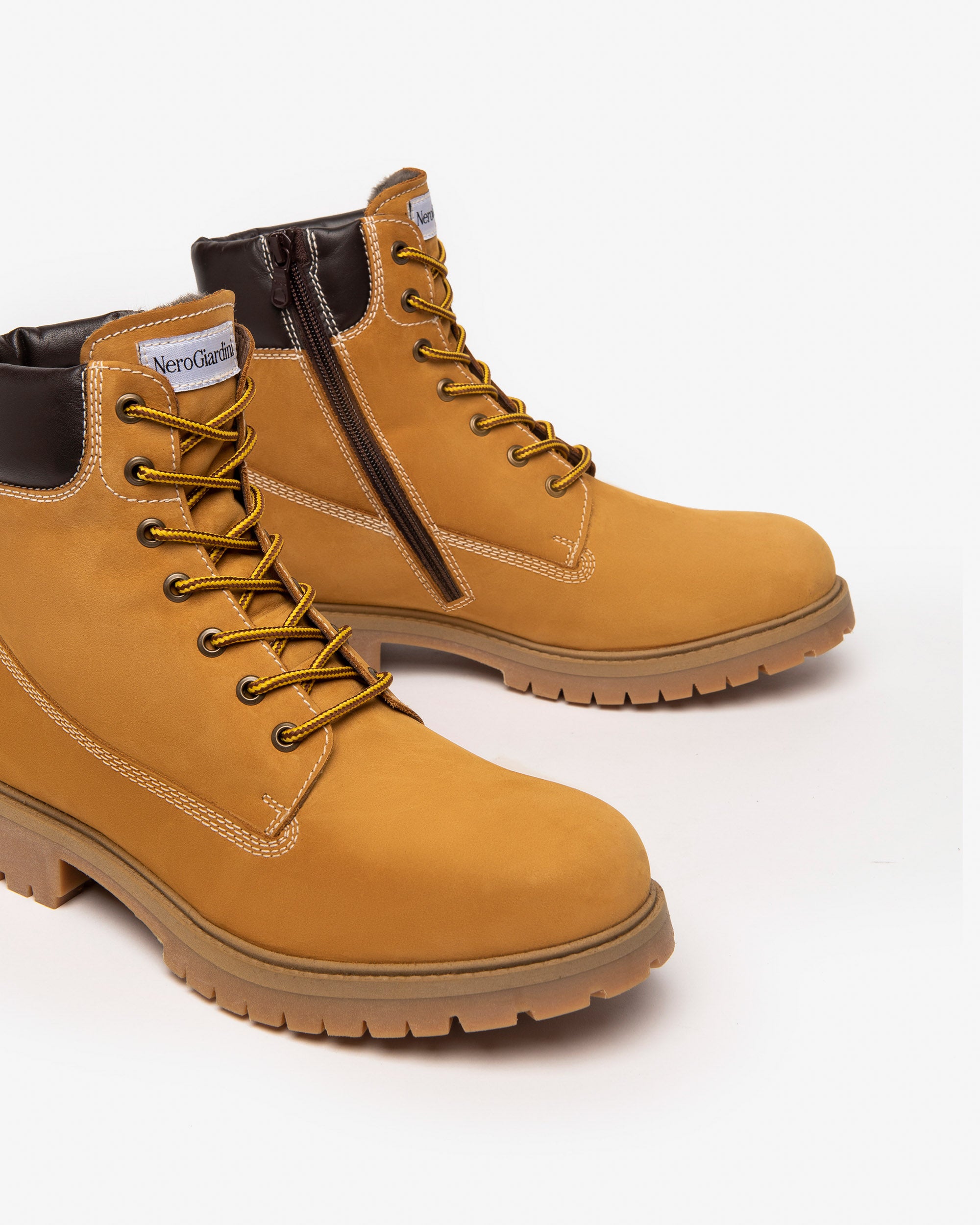 Veterboots Heren in leder