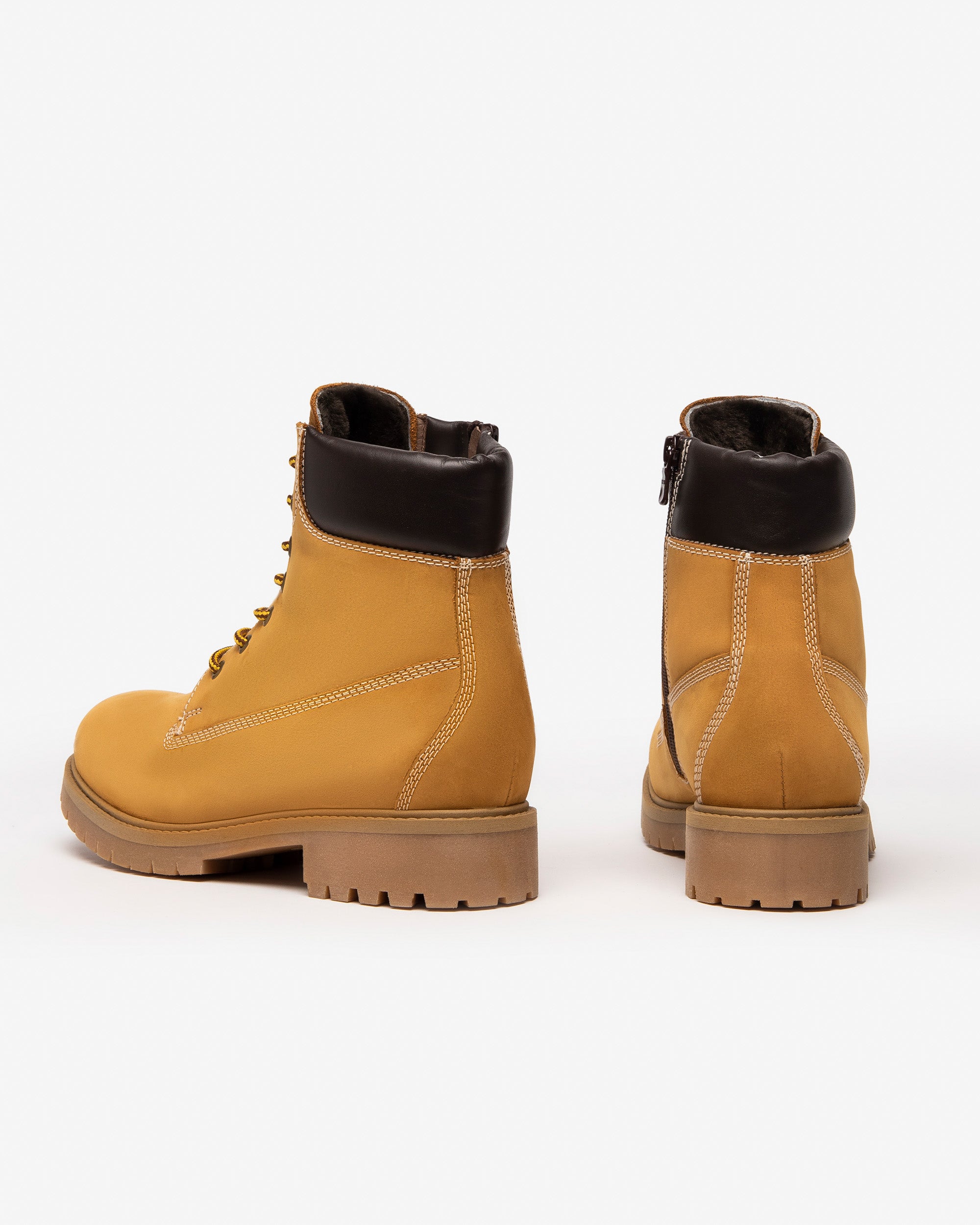 Veterboots Heren in leder
