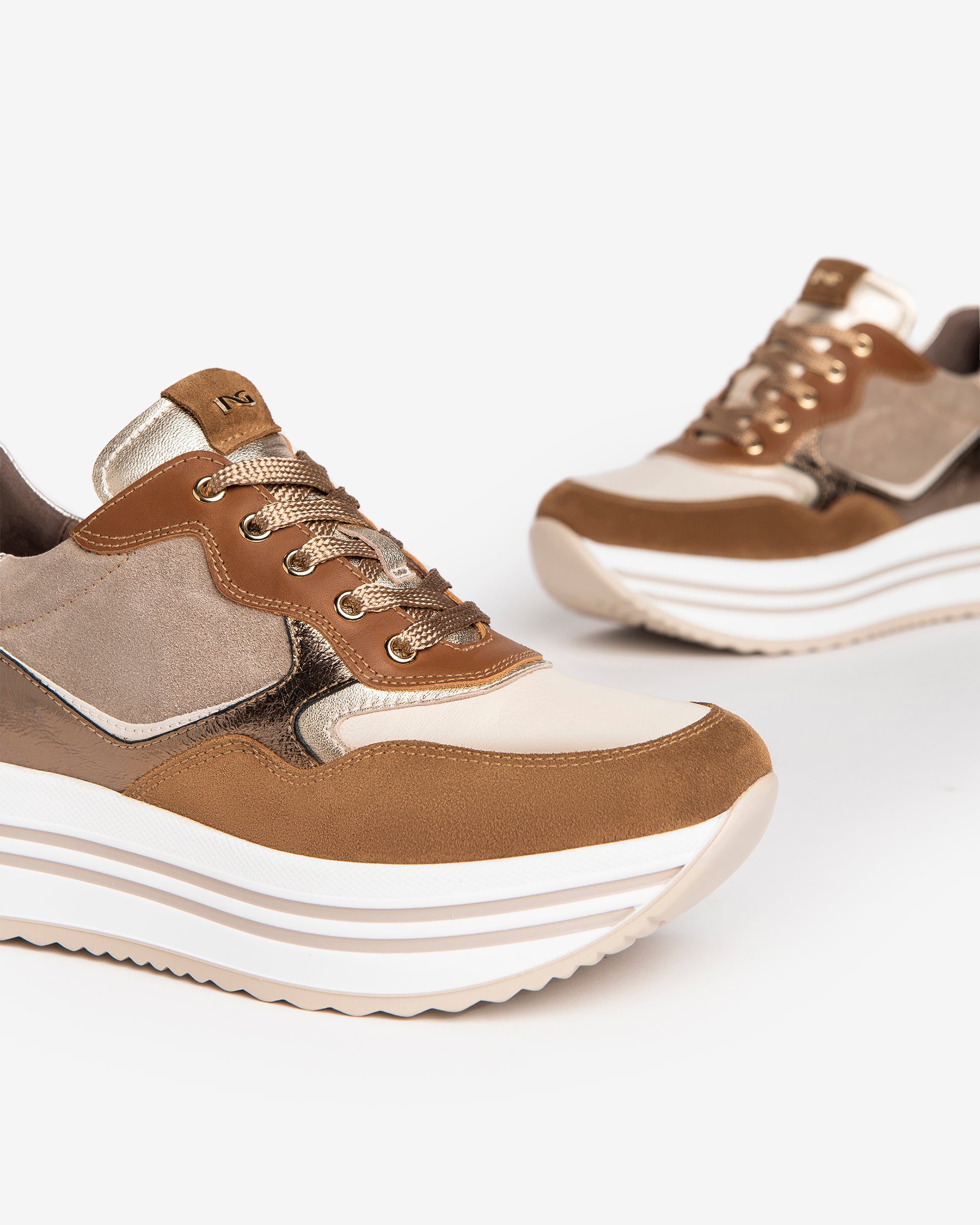 Sneakers Donna in Pelle e Camoscio
