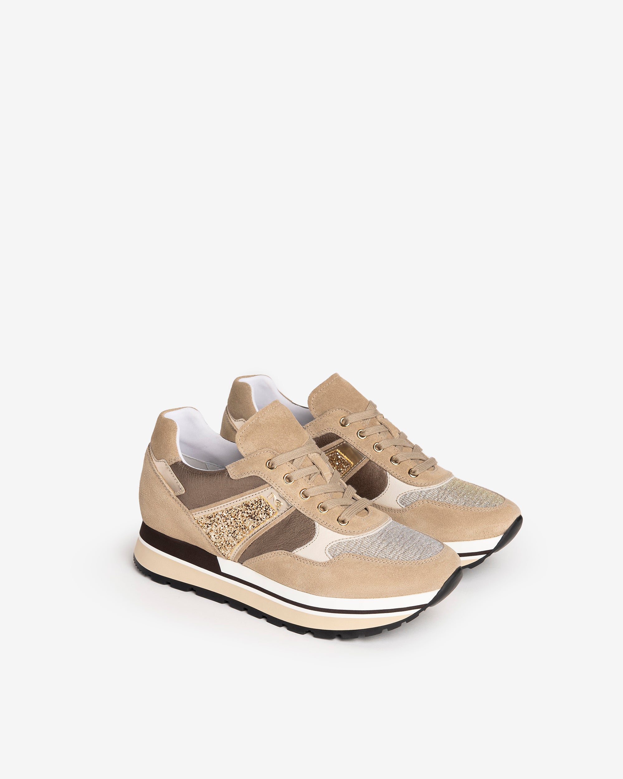 Sneakers Donna in Pelle e Camoscio