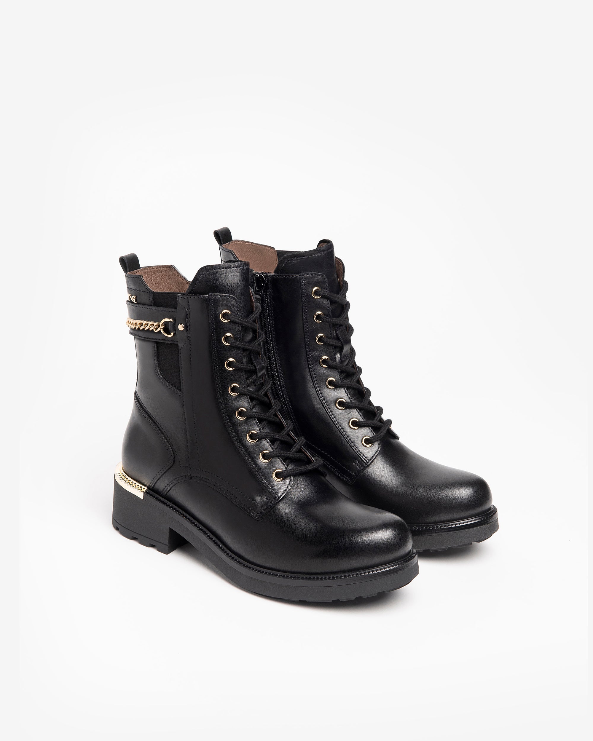 Women’s Leather Combat Boots
