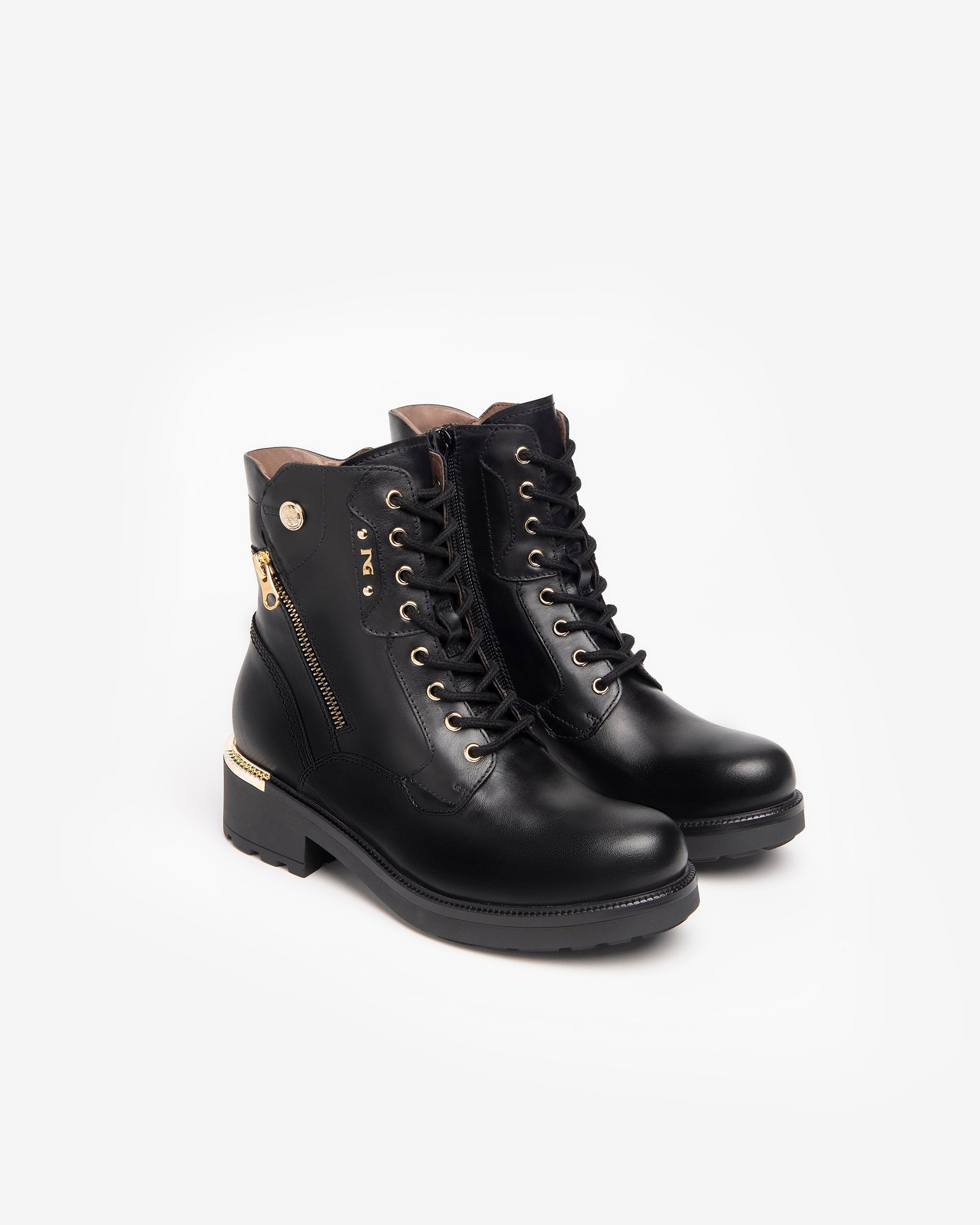 Women’s Leather Combat Boots