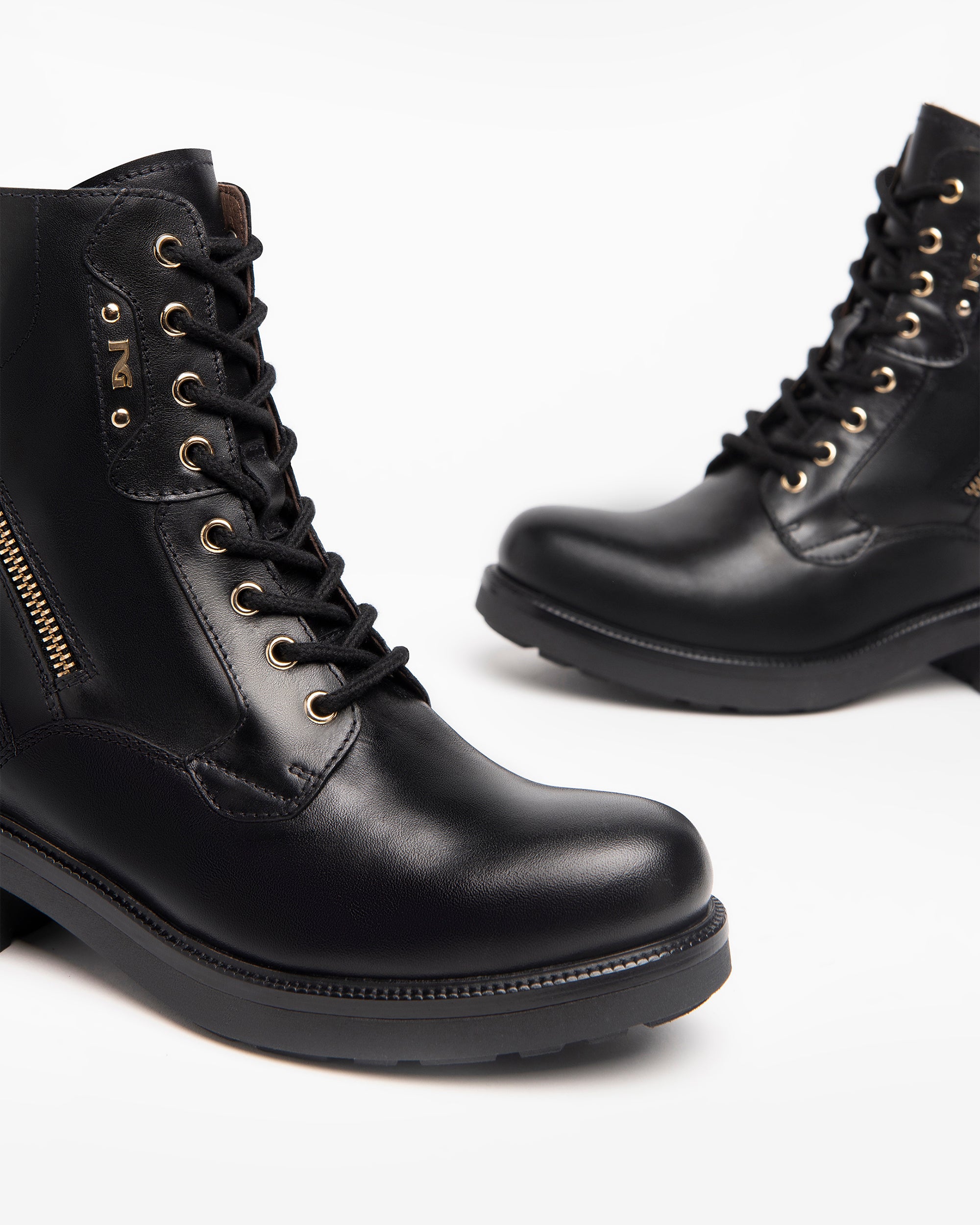 Women’s Leather Combat Boots