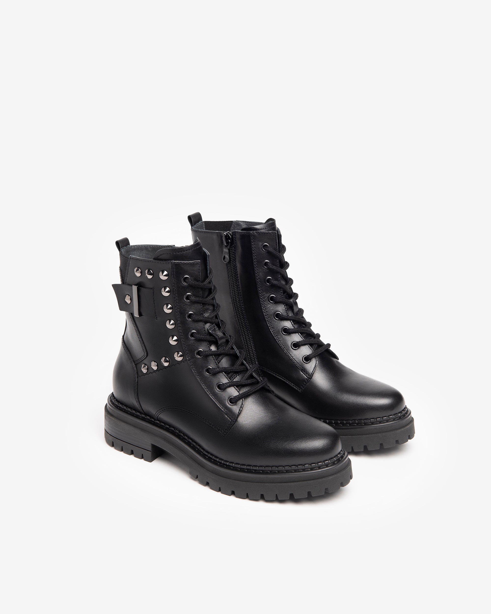 Women’s Leather Combat Boots
